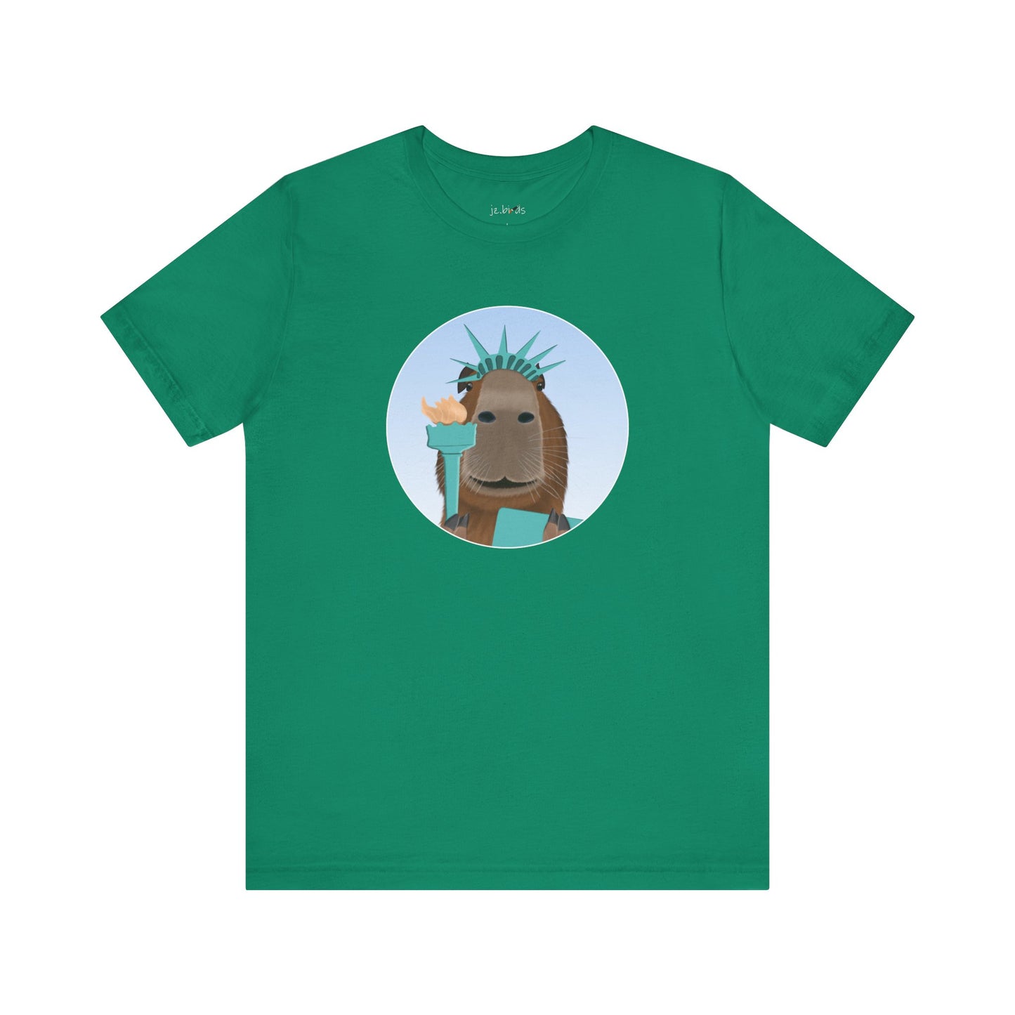 Capybara of Liberty Funny T-Shirt