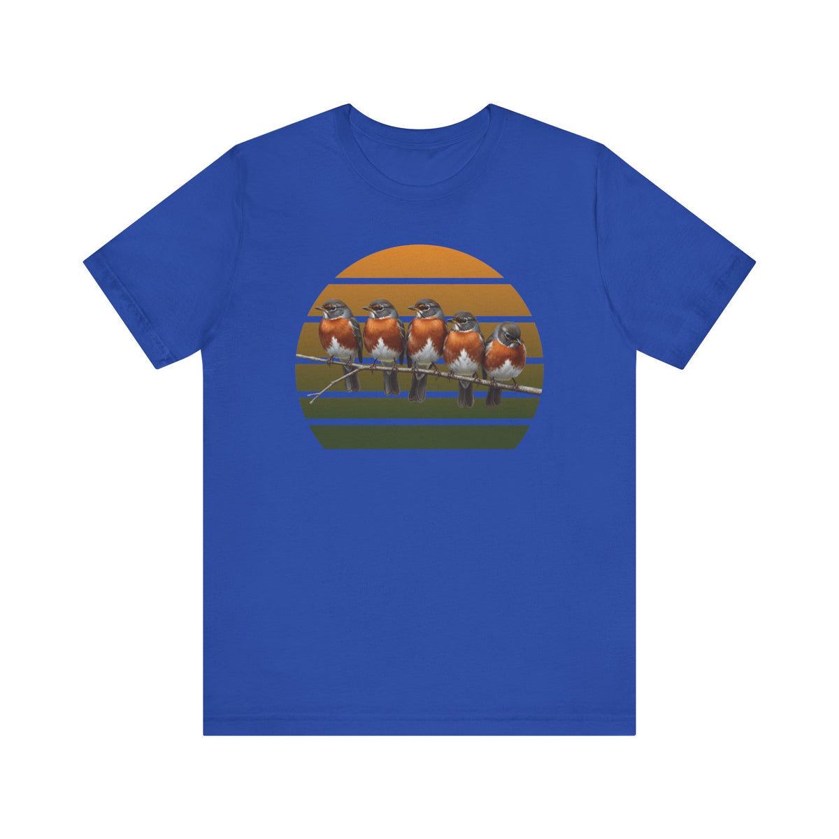 American Robin Premium T-Shirt | Unique Birdwatcher & Birder Gift by jz.birds