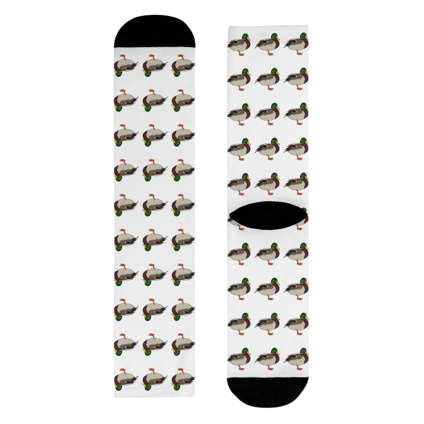 Ente Vogel Socken für Vogelfreunde & Vogelbeobachter Weiß