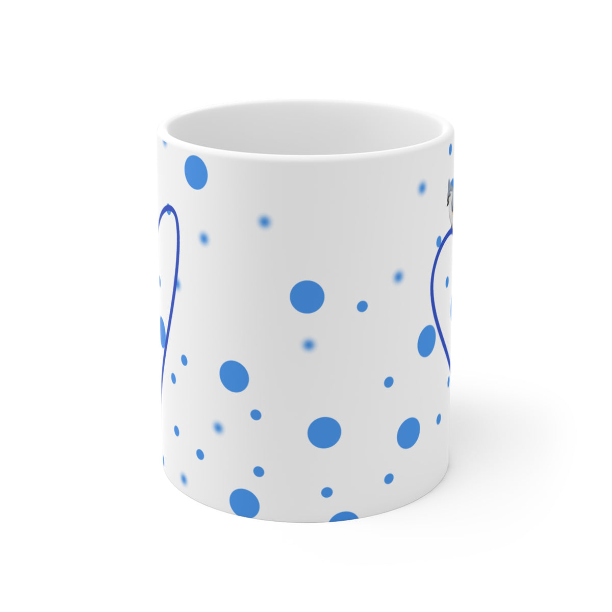 Tufted Titmouse Valentine's Day Mug – funny bird Home & Living