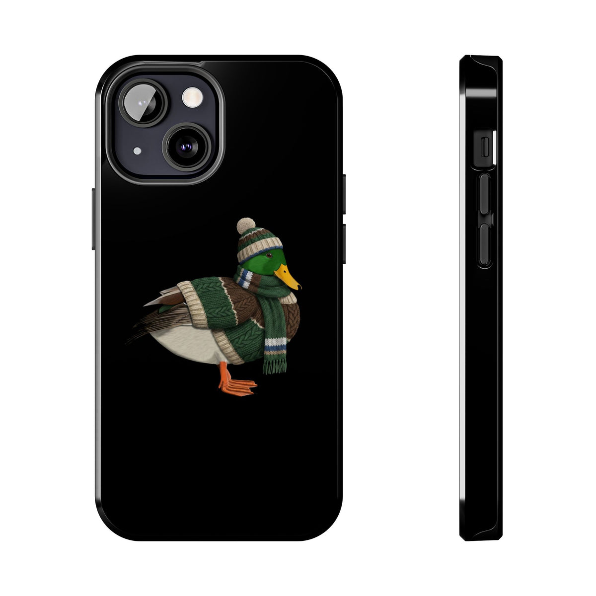 Mallard Dual-Layer iPhone Case with Bird Art – The Perfect Gift for Ornithologists & Lovers – Phone