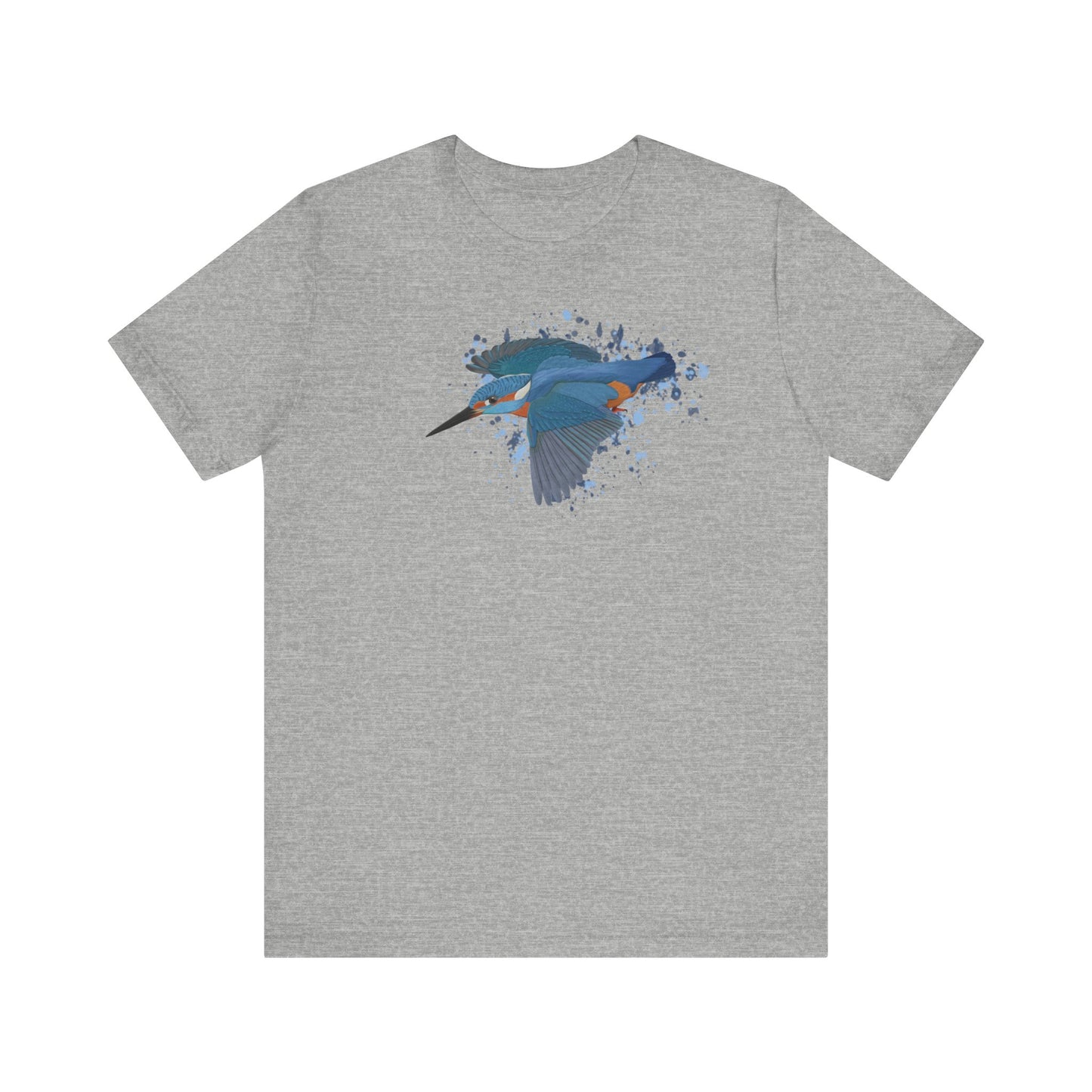 Eisvogel im Flug Vogel T-Shirt für Vogelfreunde