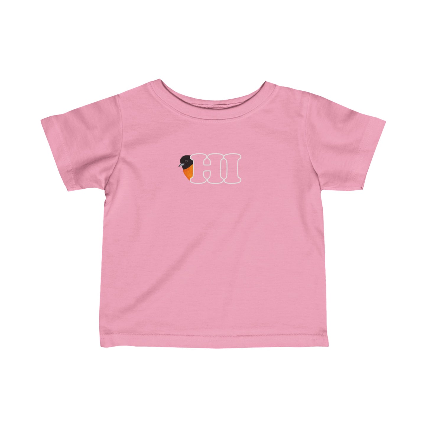 Baltimore Oriole Bird Hi Baby & Toddler Fine Jersey Tee