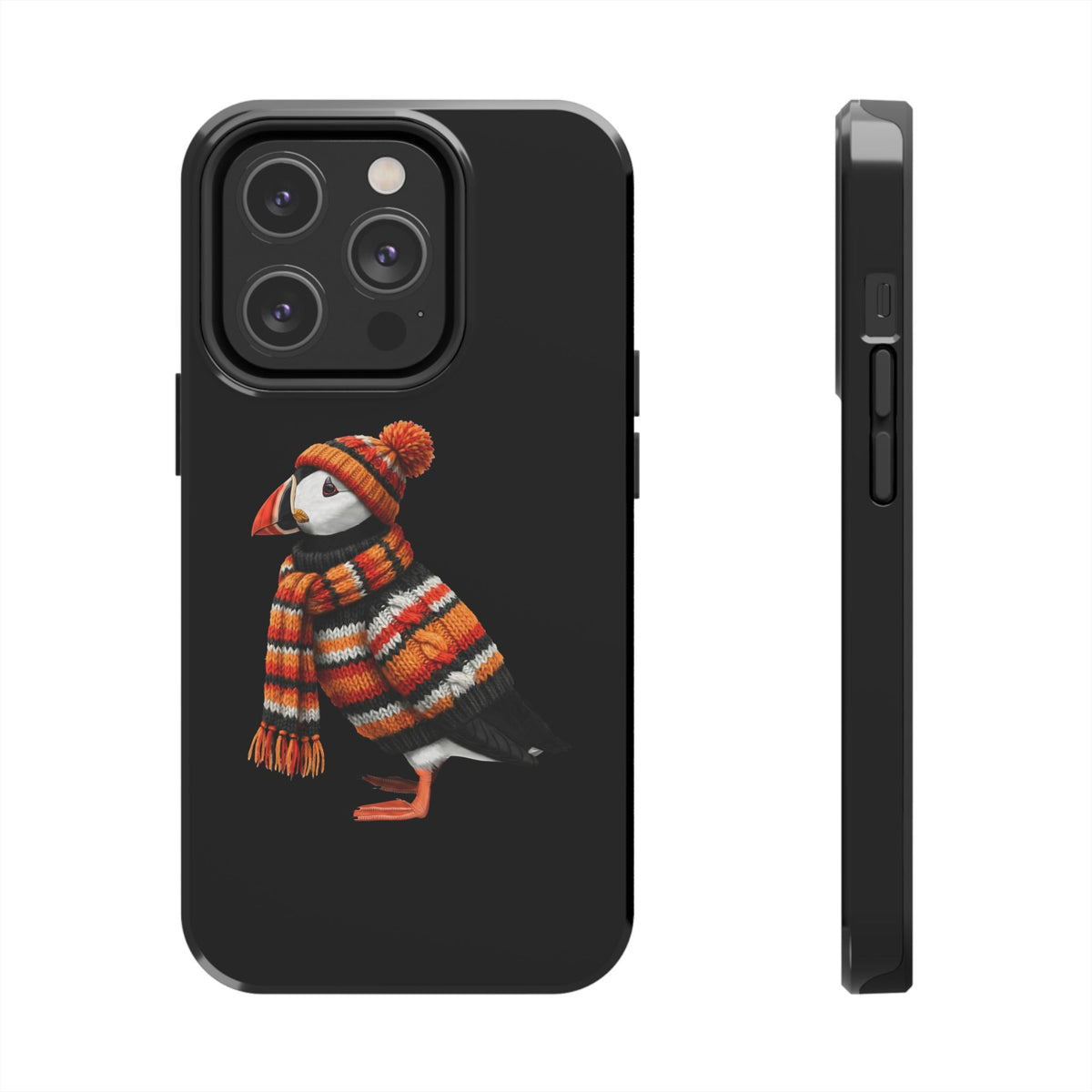 Puffin Dual-Layer iPhone Case with Bird Art – The Perfect Gift for Ornithologists & Bird Lovers