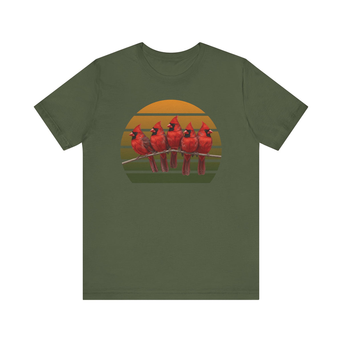 Cardinal Premium T-Shirt | Unique Birdwatcher & Birder Gift by jz.birds
