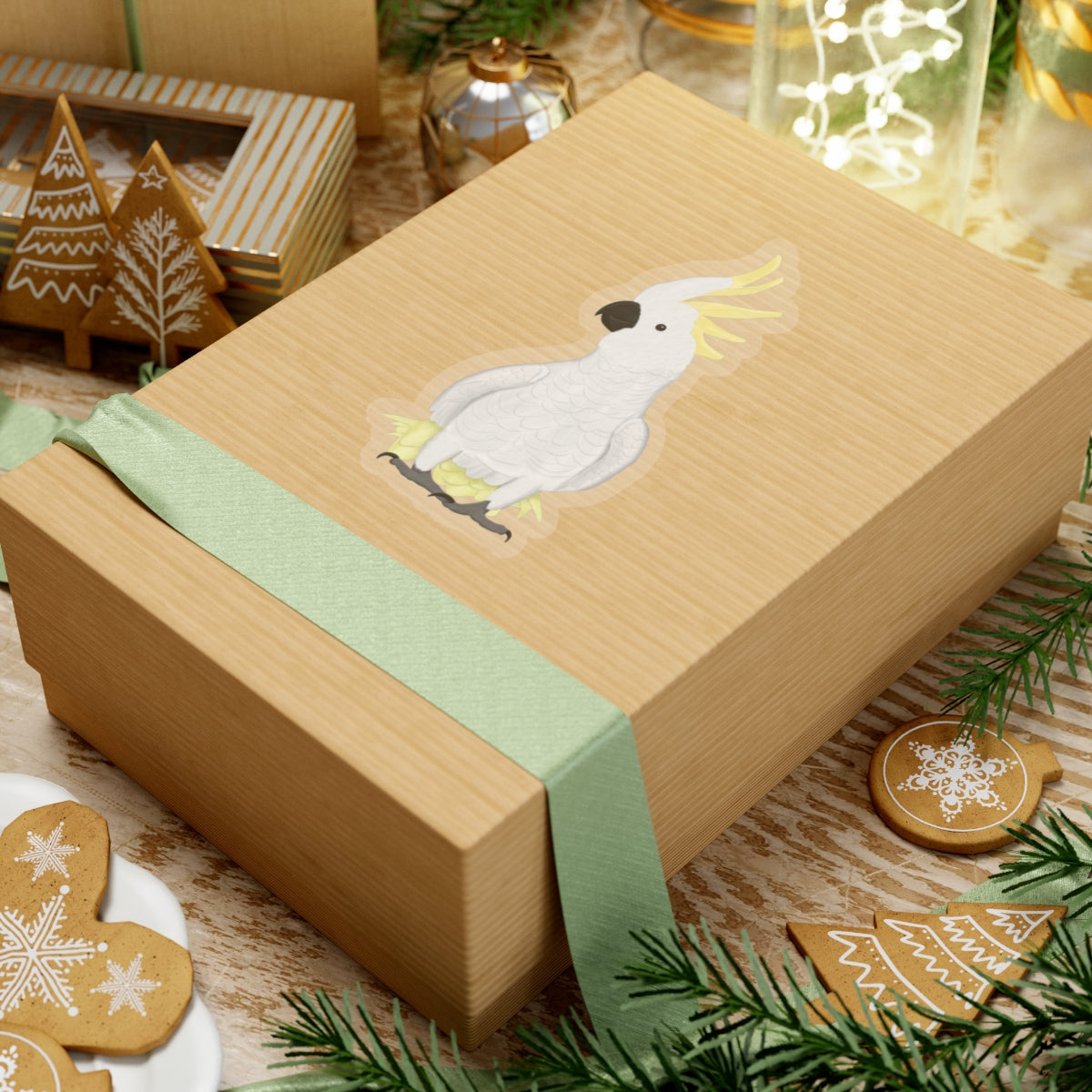 Cockatoo Bird Kiss-Cut Stickers - jz.birds