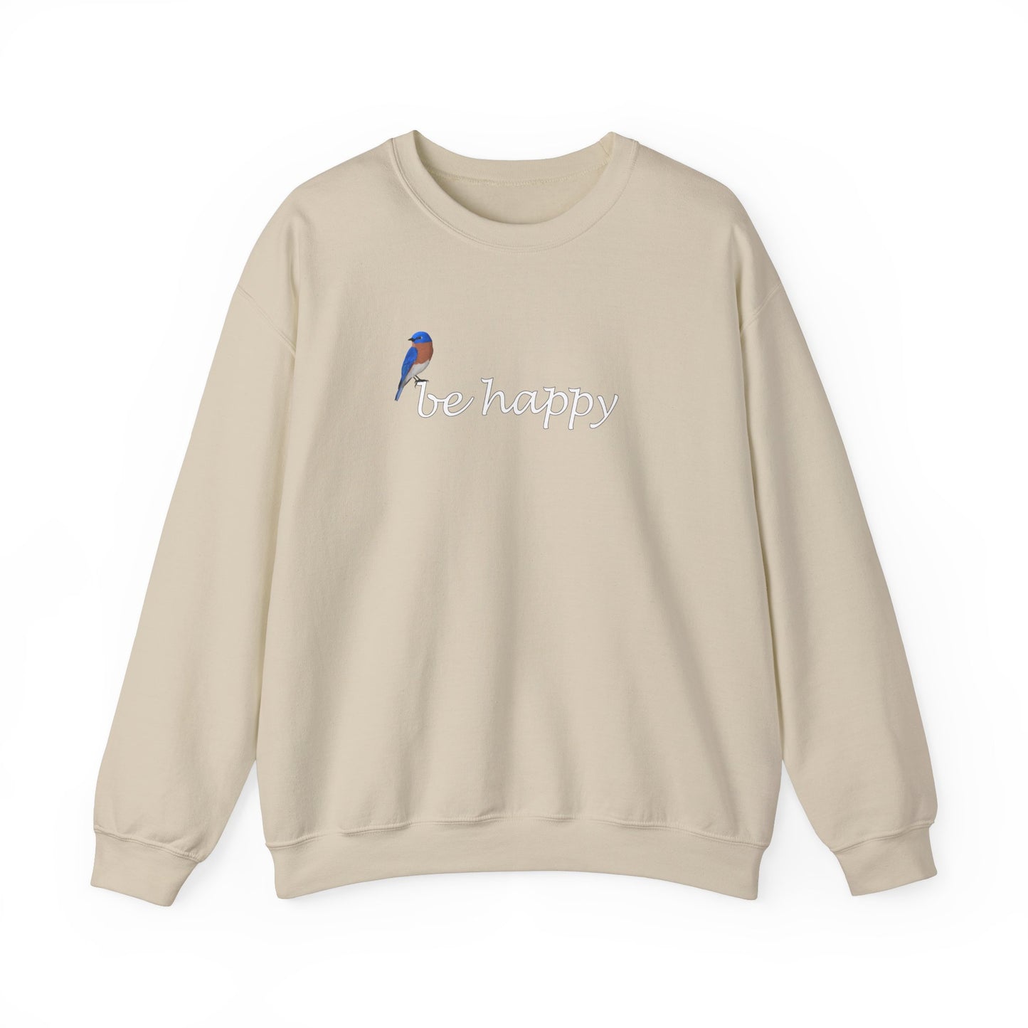 Bluebird Be Happy Bird Birding & Birdwatching Sweatshirt