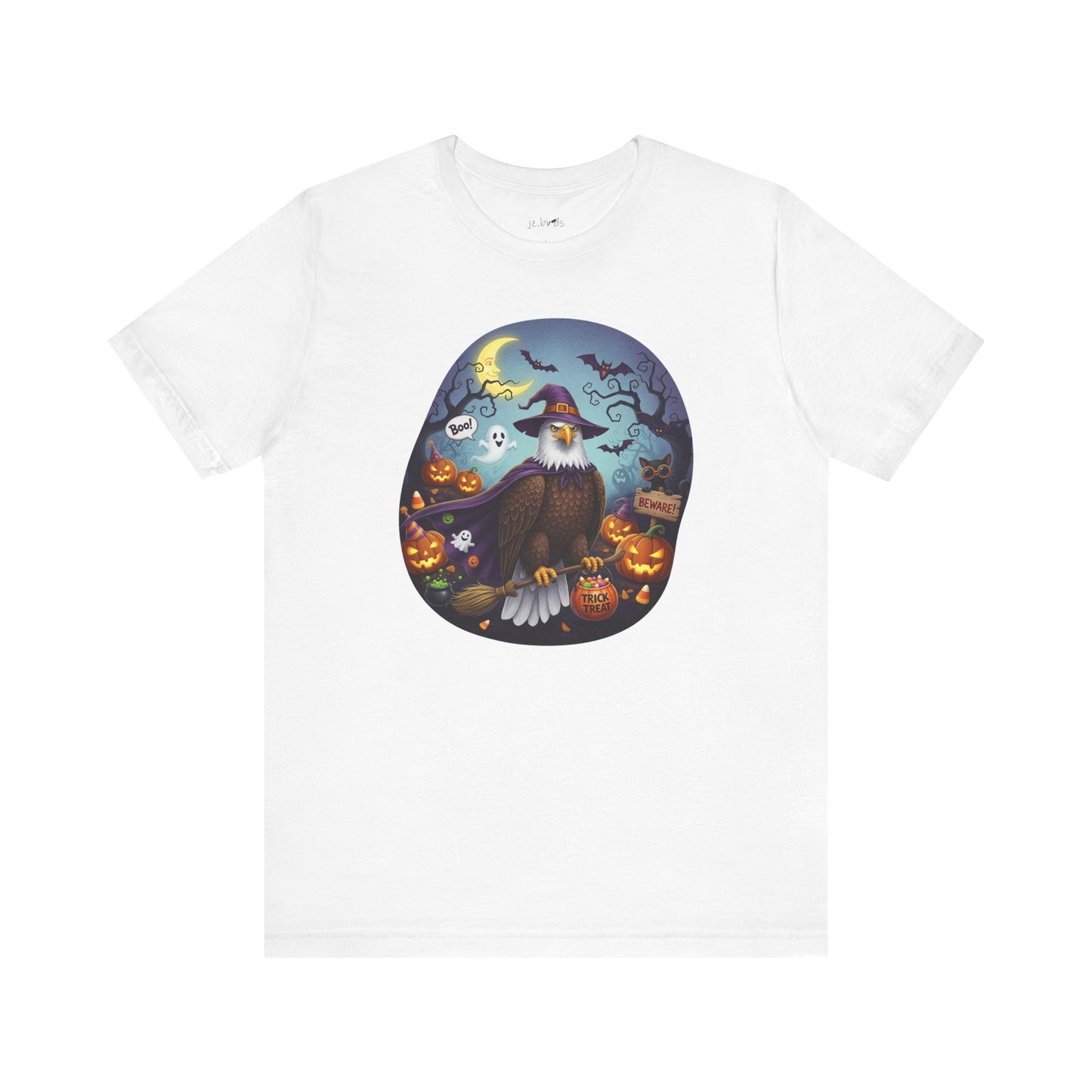 Bald Eagle Halloween Bird T-Shirt - Spooky Halloween Costume for Bird Lovers