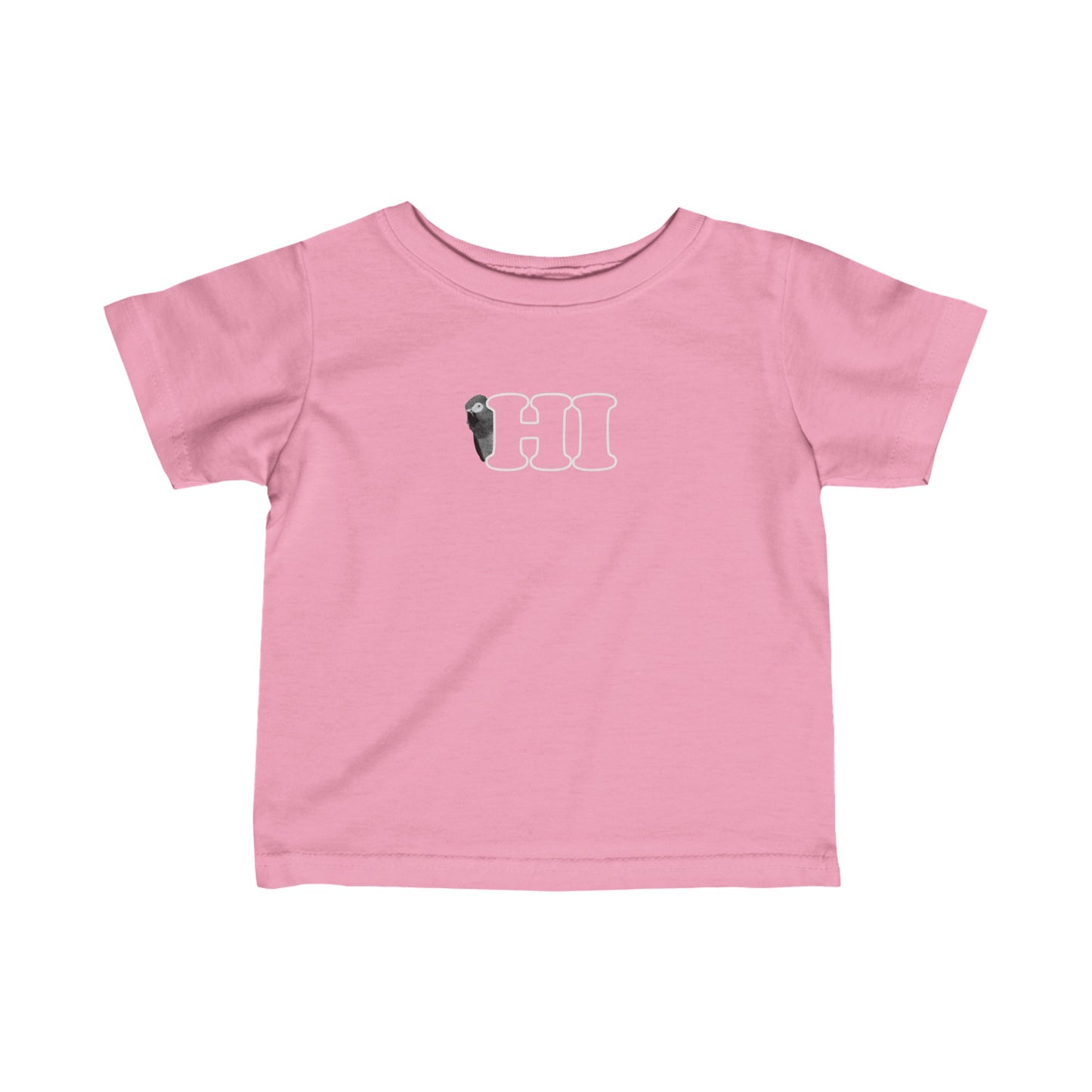 Grey Parrot Bird Hi Baby & Toddler Fine Jersey Tee