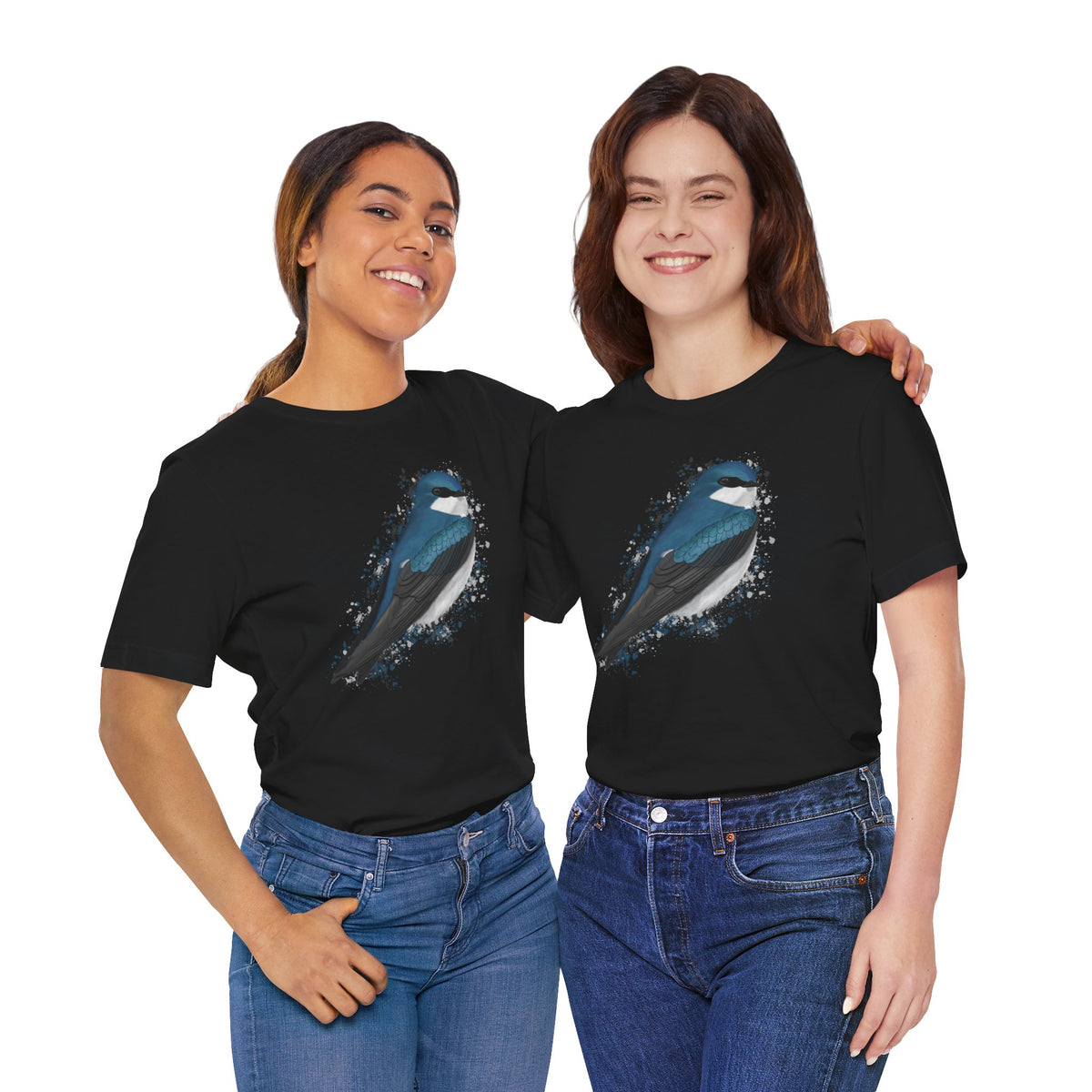 Tree Swallow Bird T-Shirt – Cotton,