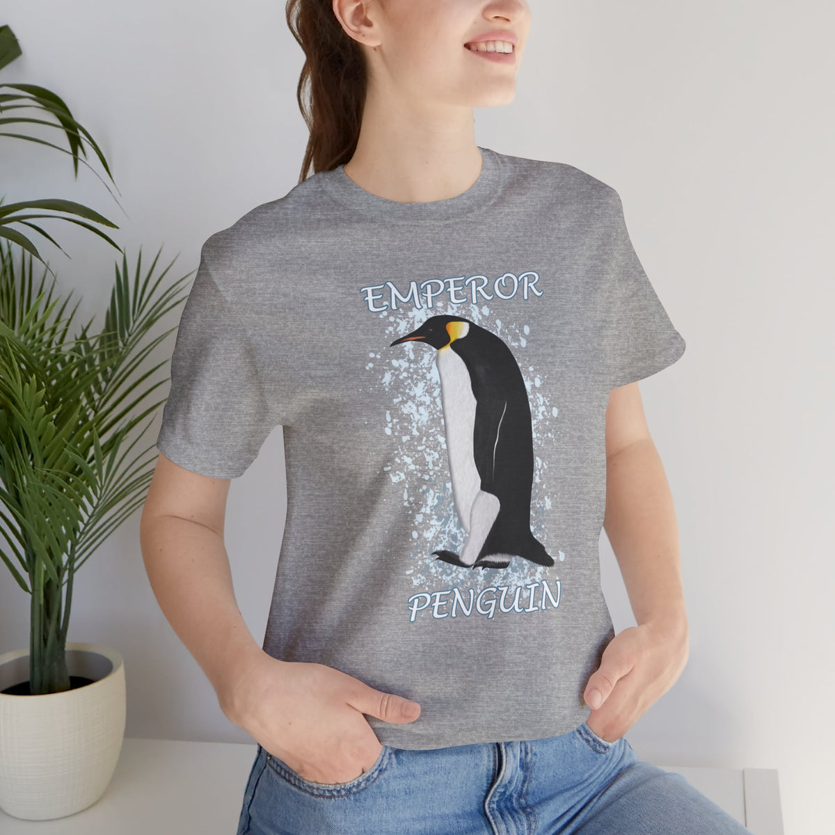 皇帝ペンギンのバードウォッチングとバードウォッチングのTシャツ