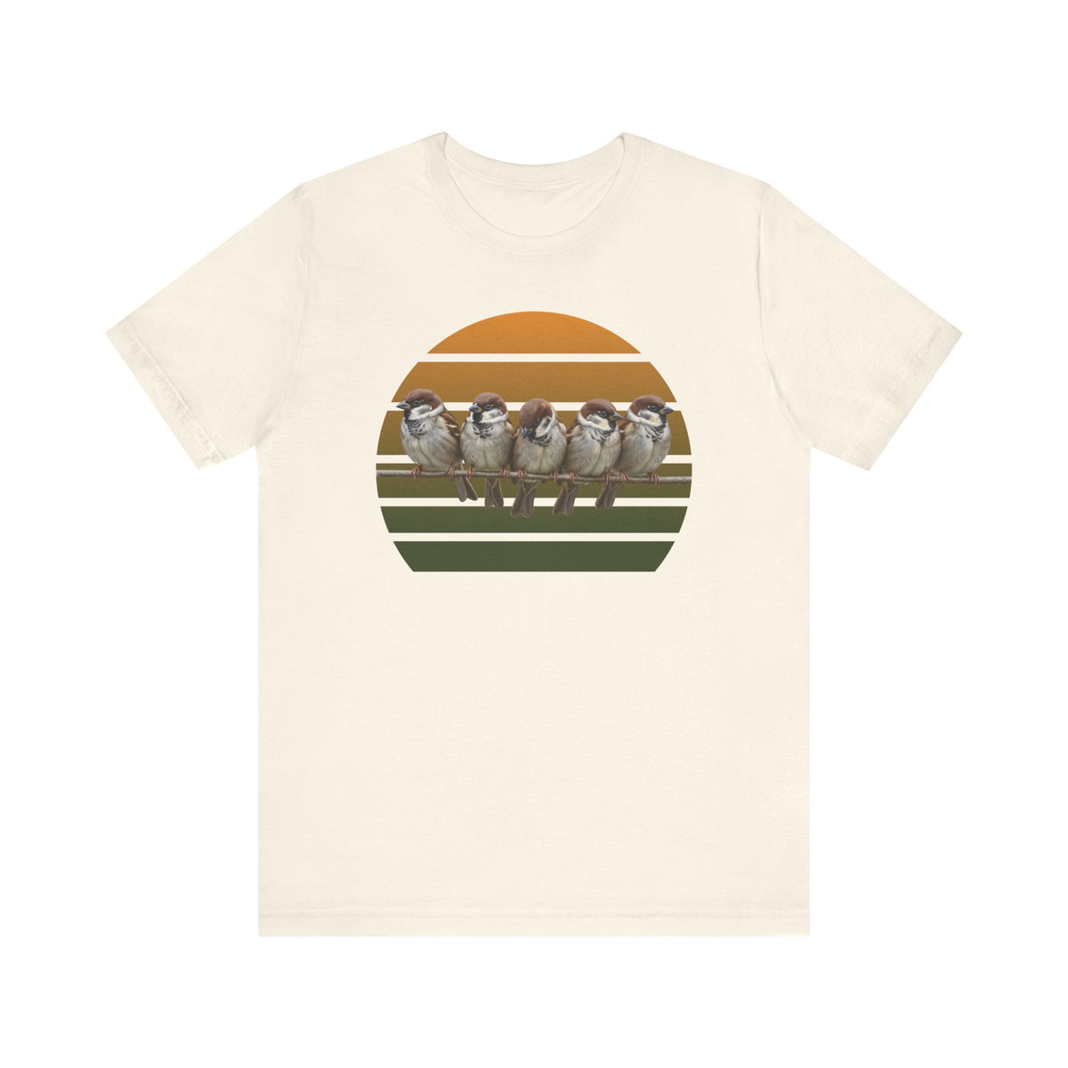 Sparrow Premium T-Shirt | Unique Birdwatcher & Birder Gift by jz.birds