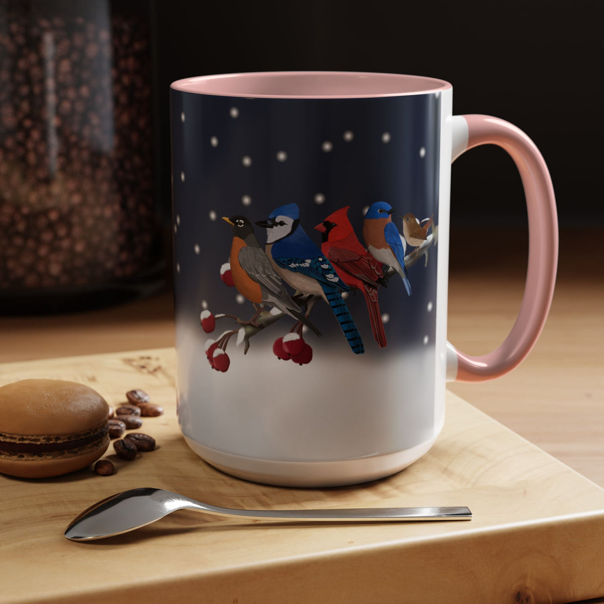 Backyard Birds Coffee Mug | Ceramic Christmas Gift for Bird Lovers