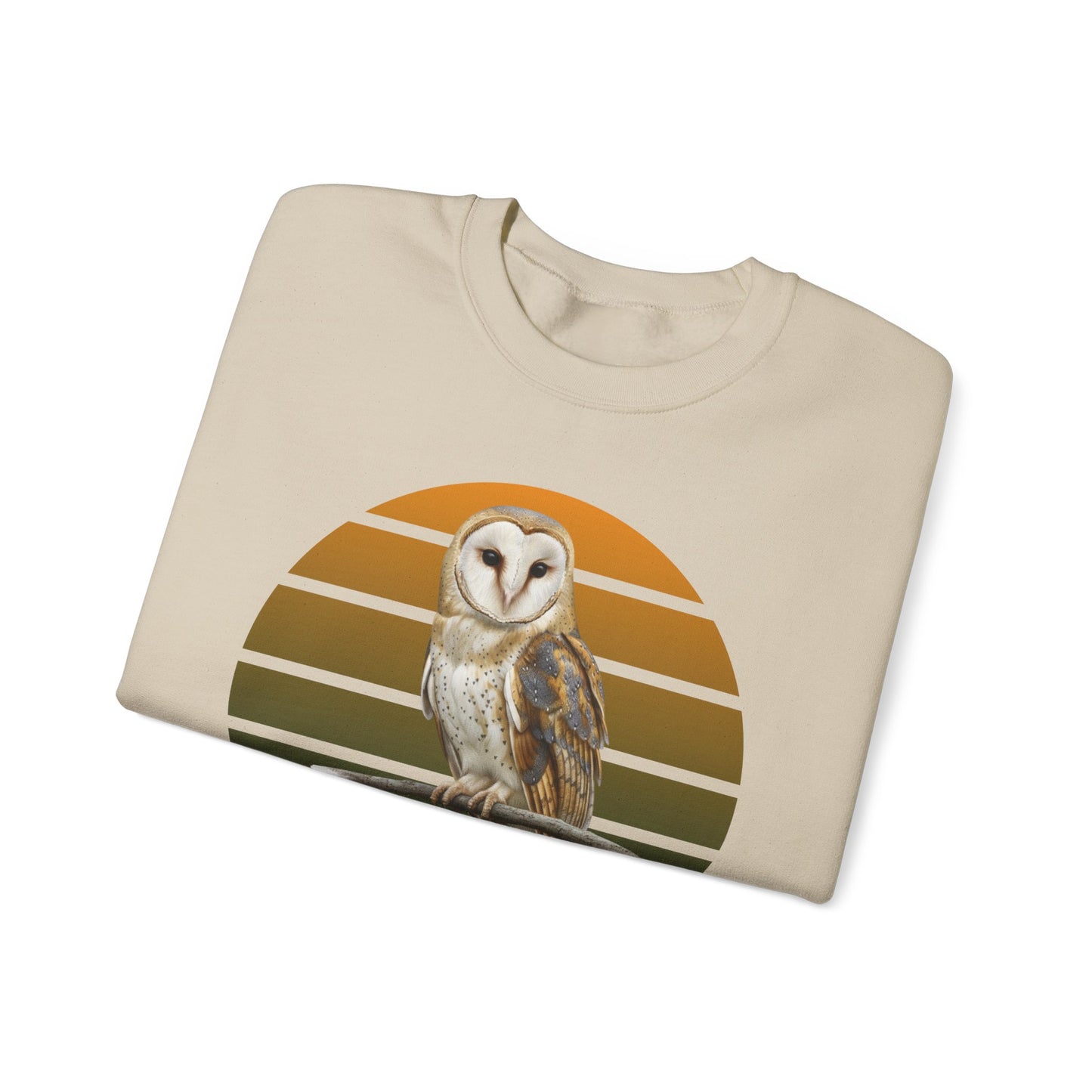 Barn Owl Sweatshirt | Bird Watcher Crewneck | Unisex Songbird Gift for Bird Lovers