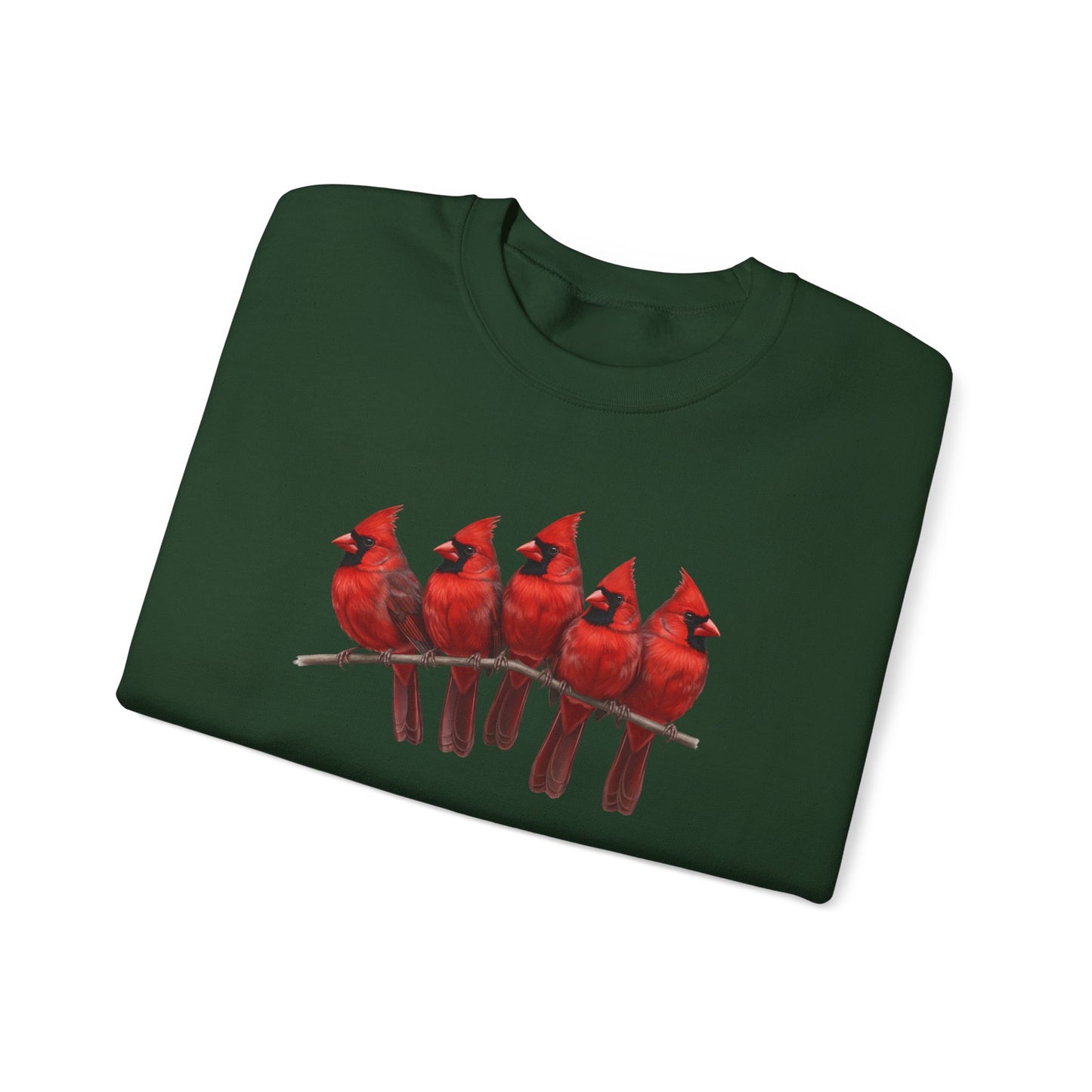 Cardinals Sweatshirt | Bird Watcher Crewneck | Unisex Songbird Gift for Bird Lovers