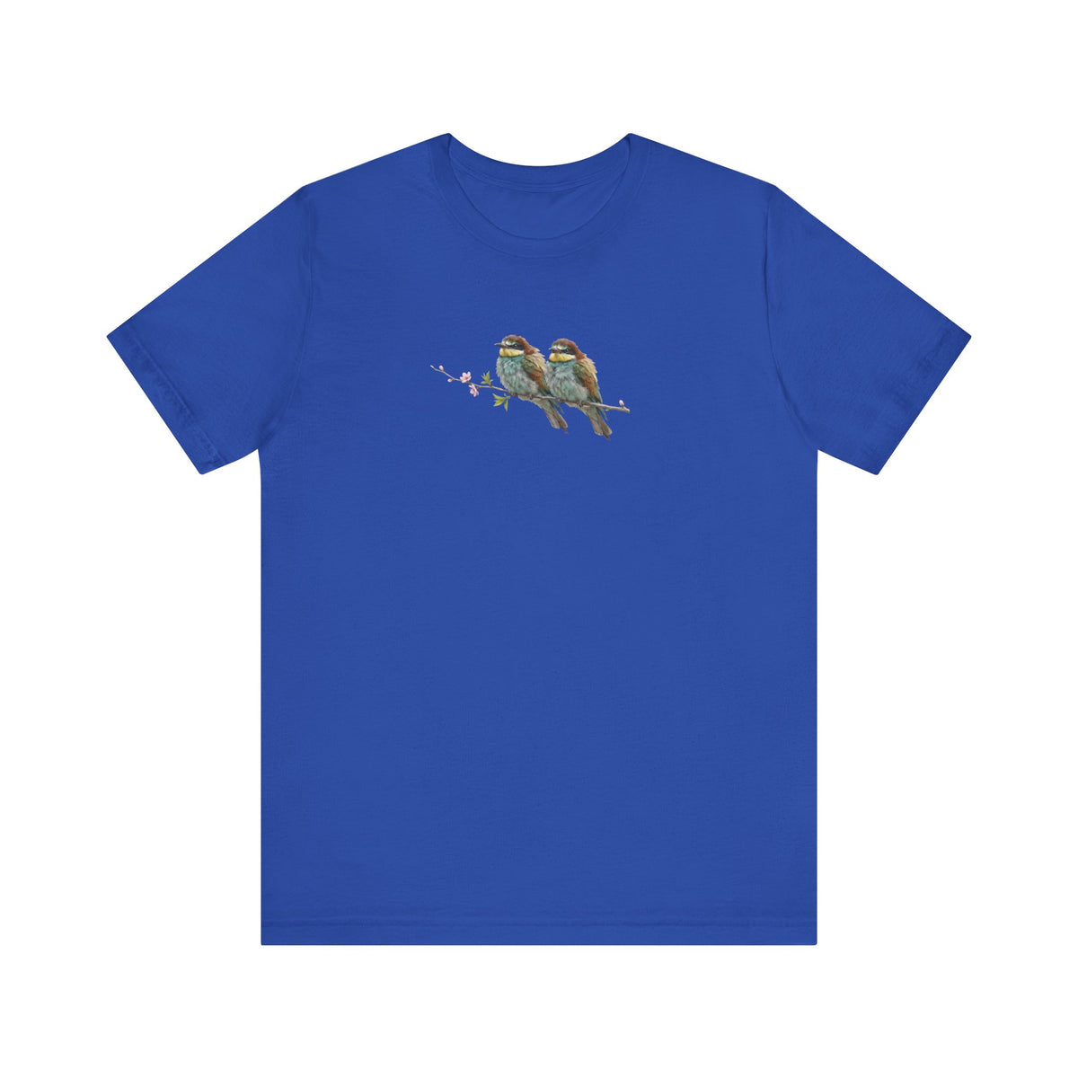 Bee-Eater Fledgling T-Shirt | Spring Blossoms Unisex Graphic Tee for Bird Watchers
