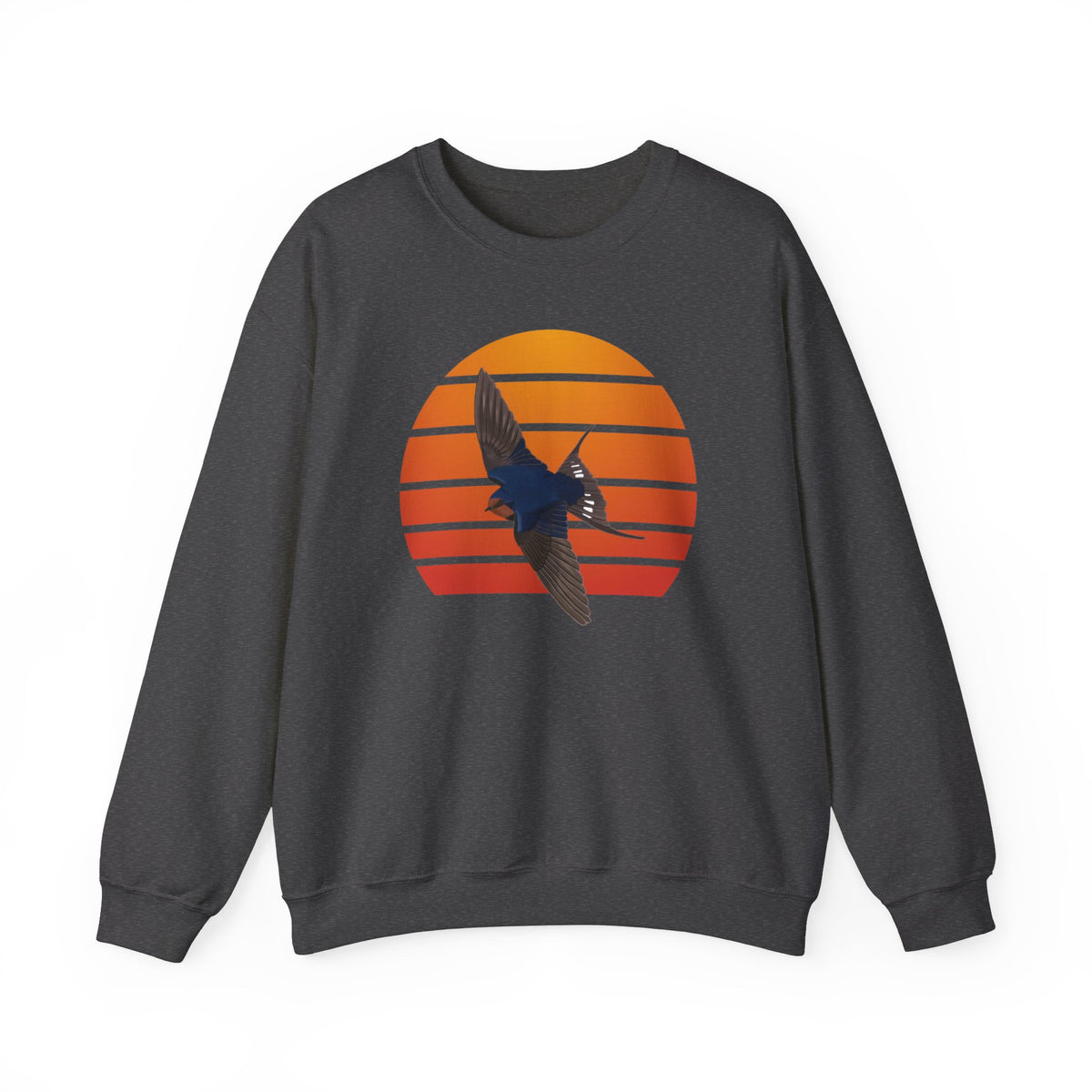 Barn Swallow Sweatshirt – Crew neck, DTG