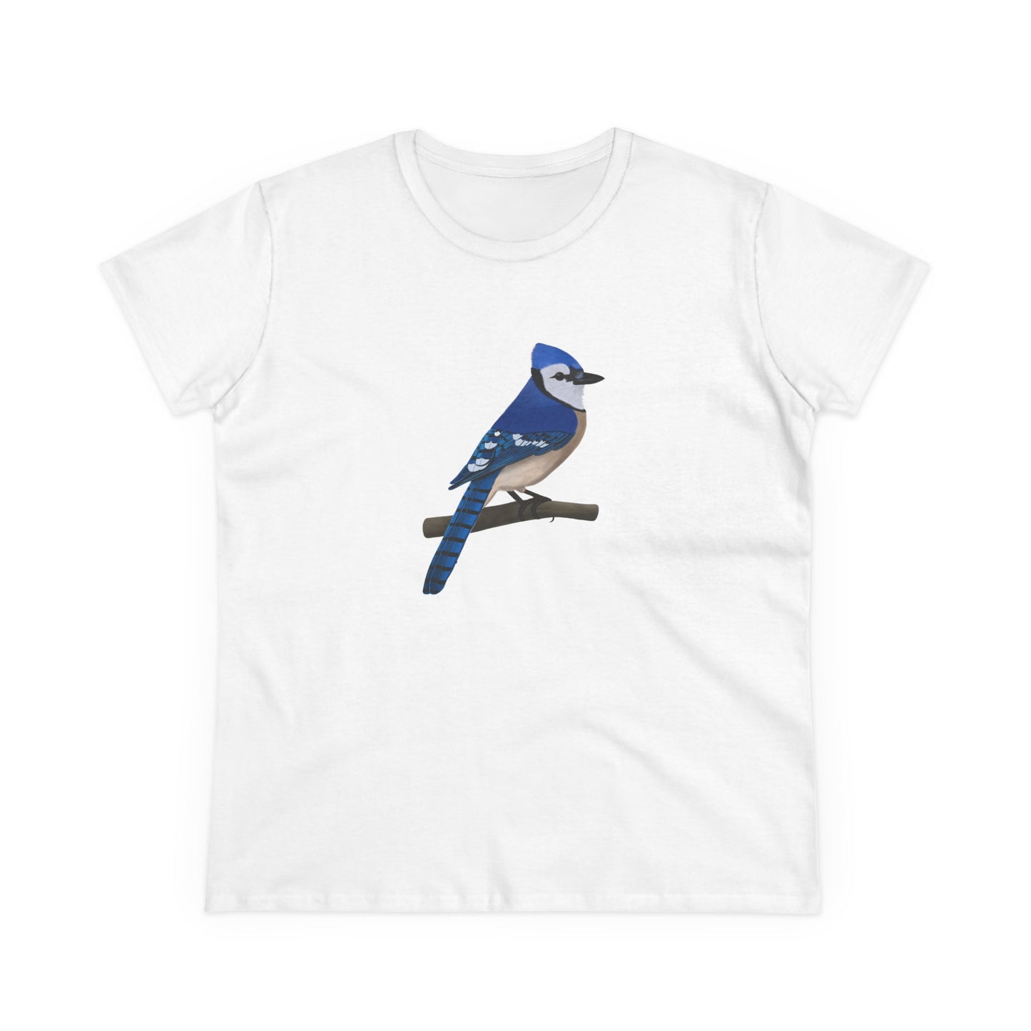 Blue Jay Bird Design for Birdwatchers and Bird Lovers Women's T-Shirt