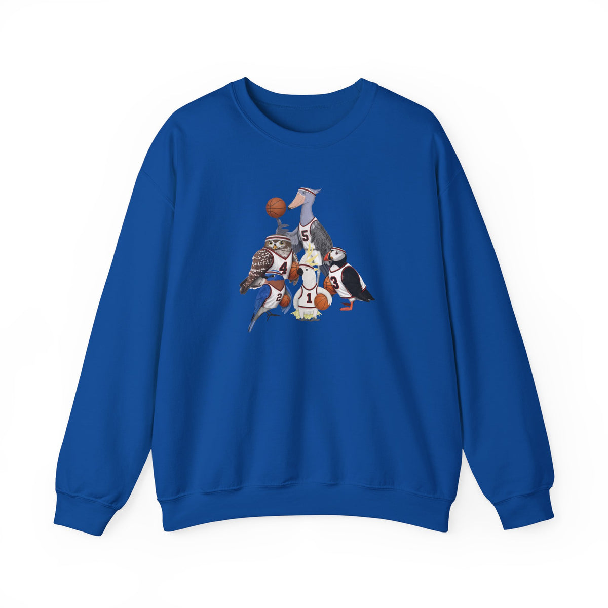 Funny Basketball Bird Sweatshirt | Watcher Crewneck Unisex Unique Hoops Fan Gift – Animal Lover and Avian Enthusiast style