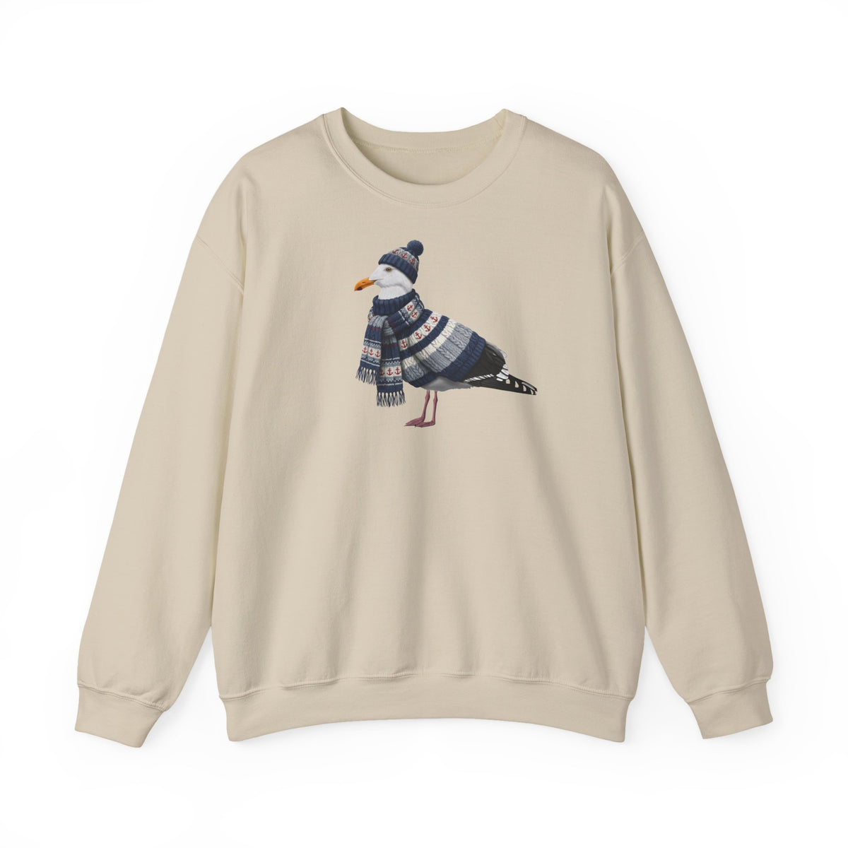Möwe Sweatshirt Vogelmotiv – Animal Graphic Tee, Casual Everyday Wear