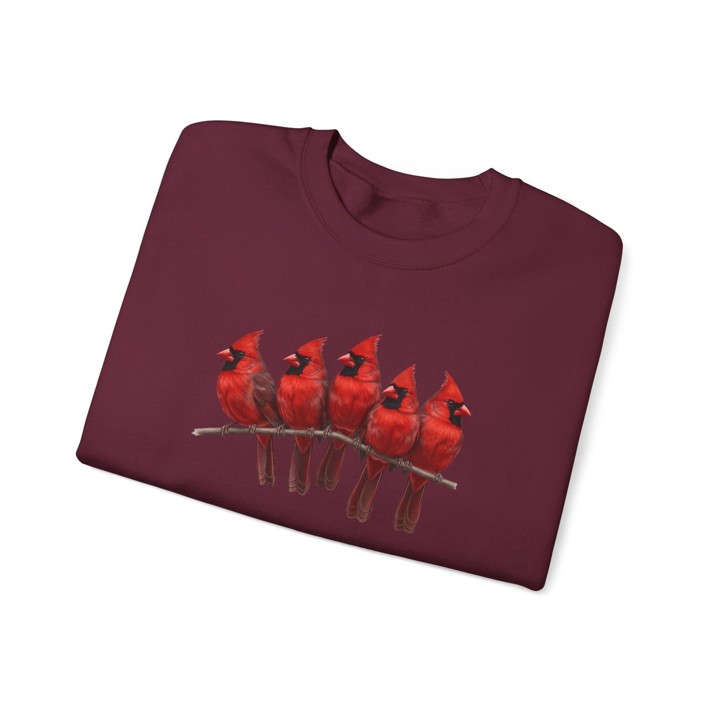 Cardinals Sweatshirt | Bird Watcher Crewneck | Unisex Songbird Gift for Bird Lovers
