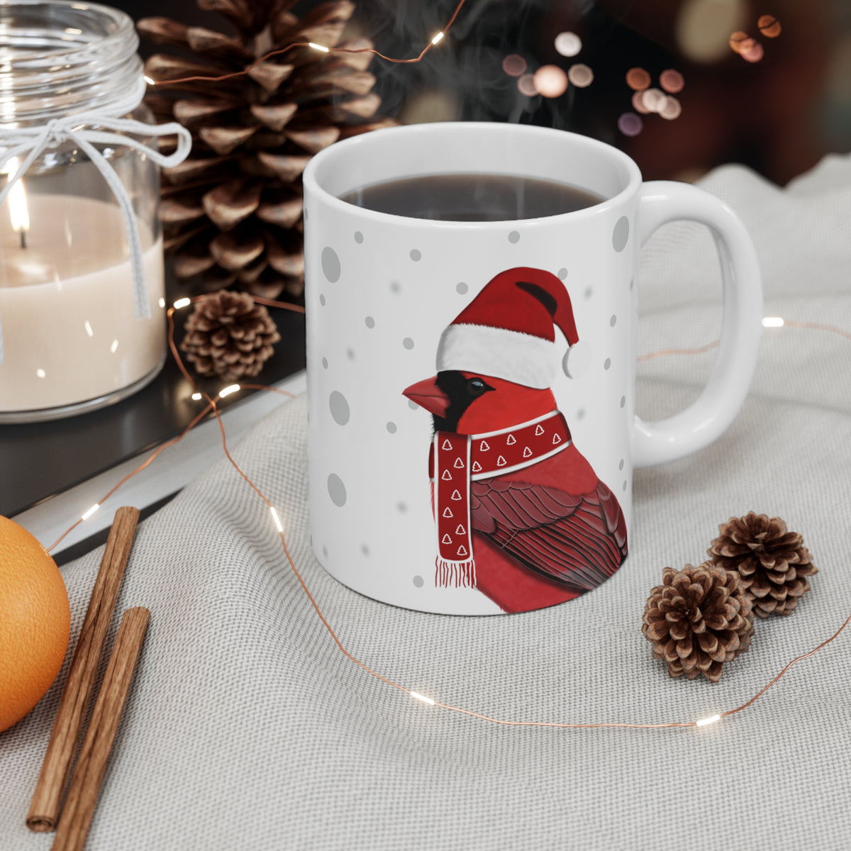 Cardinal Mug – 11oz and christmas style