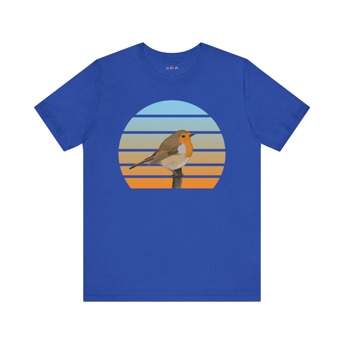 European Robin Birdwatcher Bird T-Shirt – Cotton,