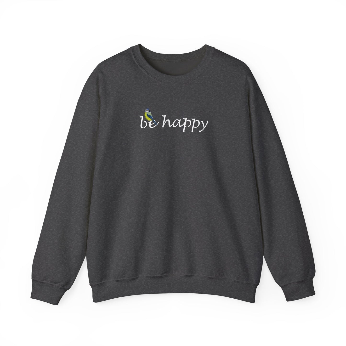 Blaumeise Be Happy Vogel Sweatshirt für Vogelbeobachter