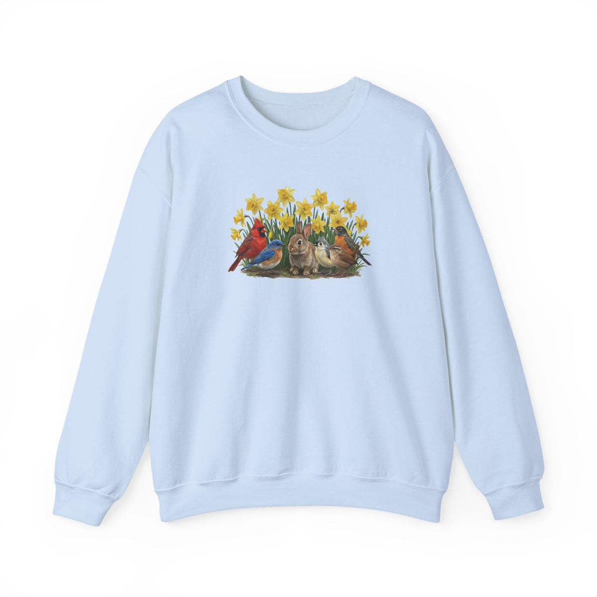 Bluebird and Cardinal Sweatshirt in Sand