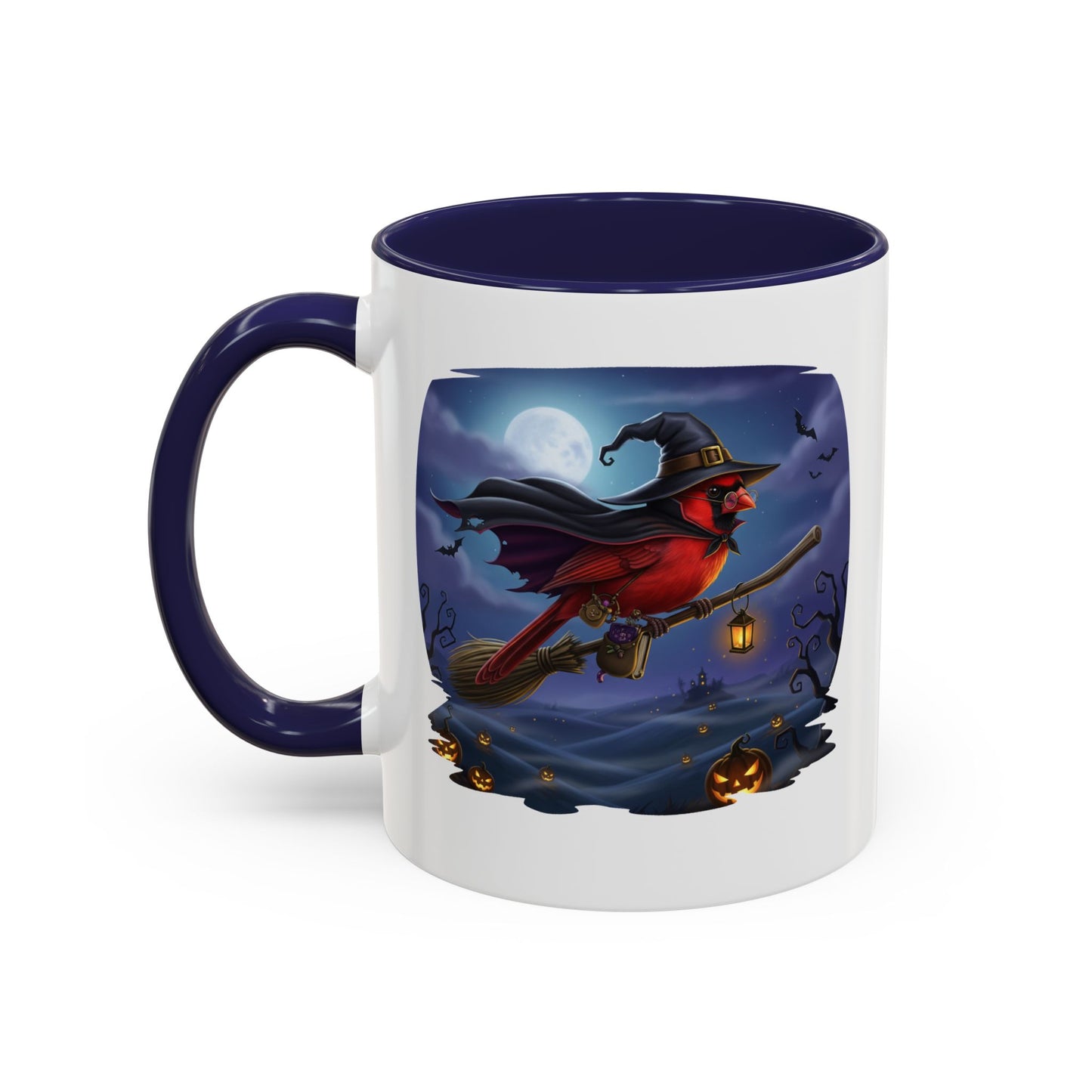 Cardinal Halloween Bird Mug - Perfect for Spooky Season