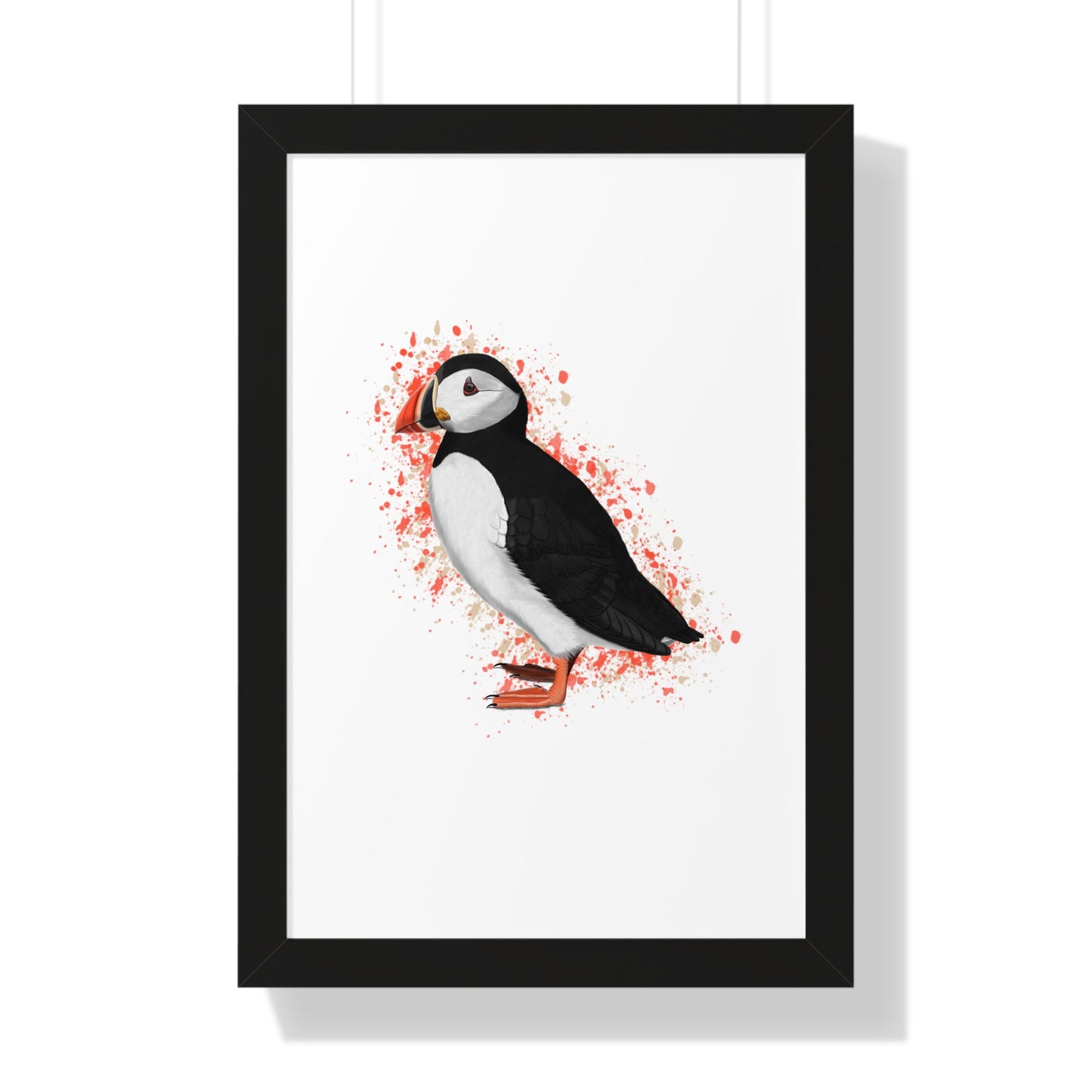 Puffin Bird Framed Poster –