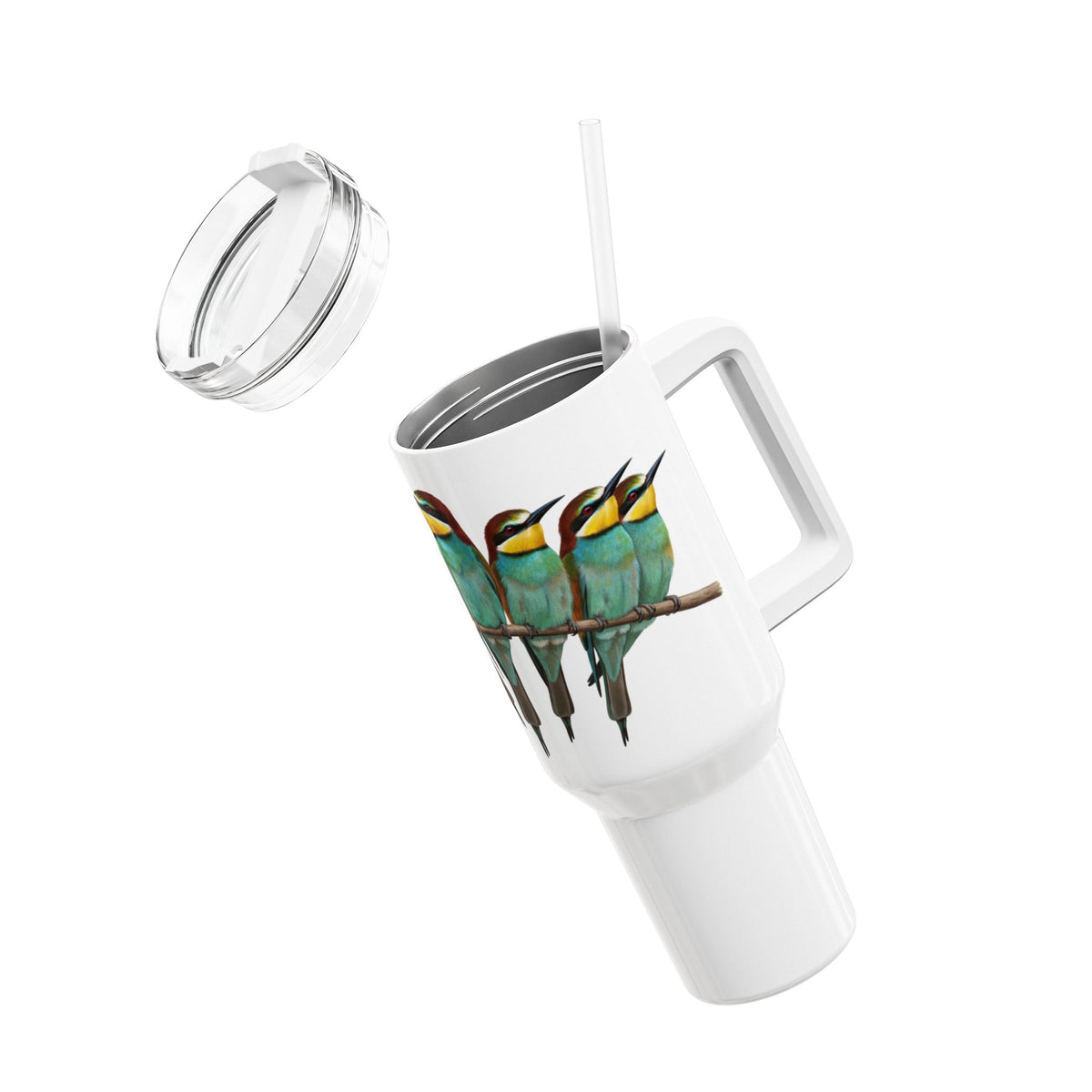 Bienenfresser Tumbler mit 40oz Hintergrund