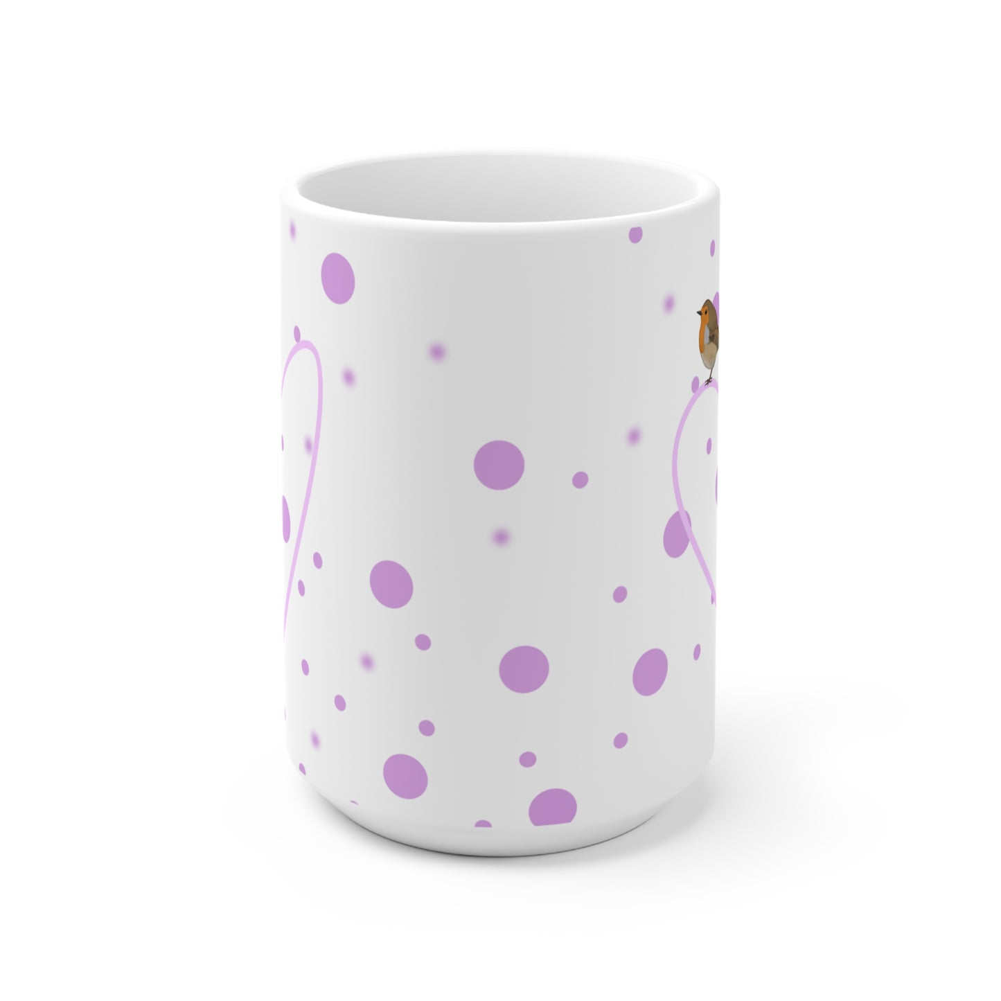 Rotkehlchen Tasse – 11 oz, 11oz