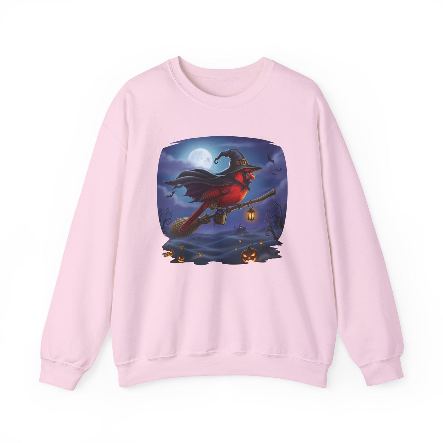 Cardinal Halloween Bird Sweatshirt - Spooky Halloween Costume for Bird Lovers