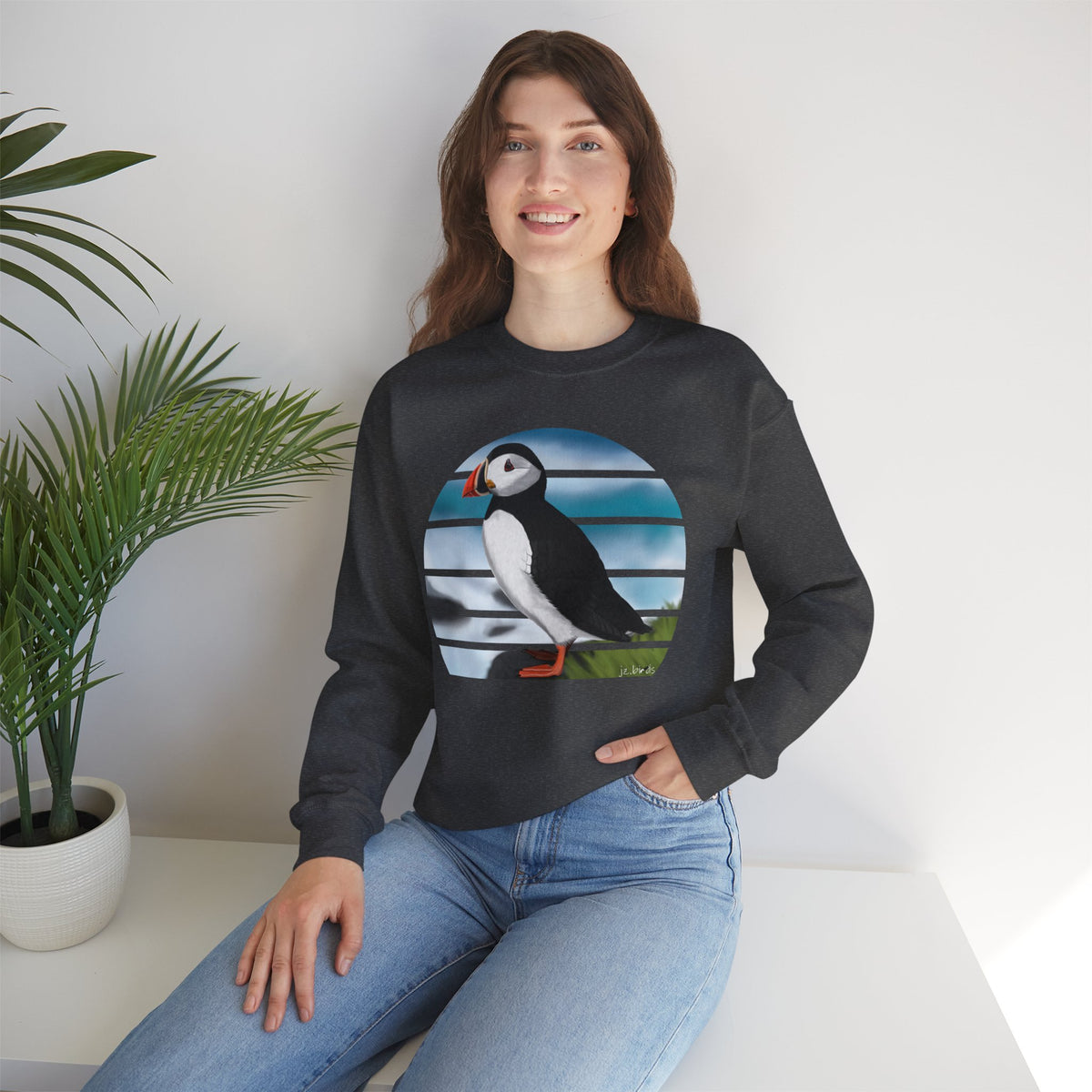 Puffin Birdlover Ornithologist Bird Sweatshirt