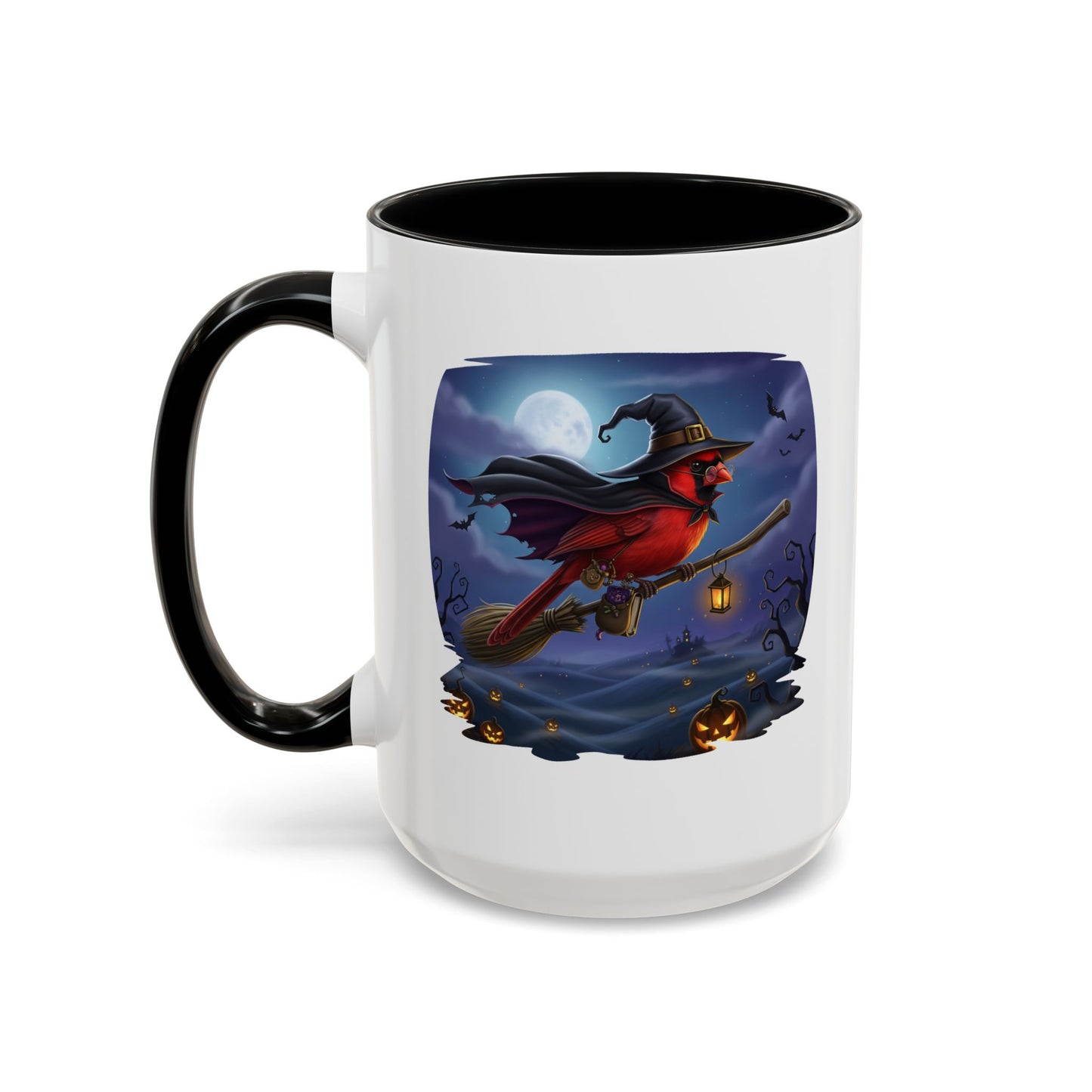 Cardinal Halloween Bird Mug - Perfect for Spooky Season