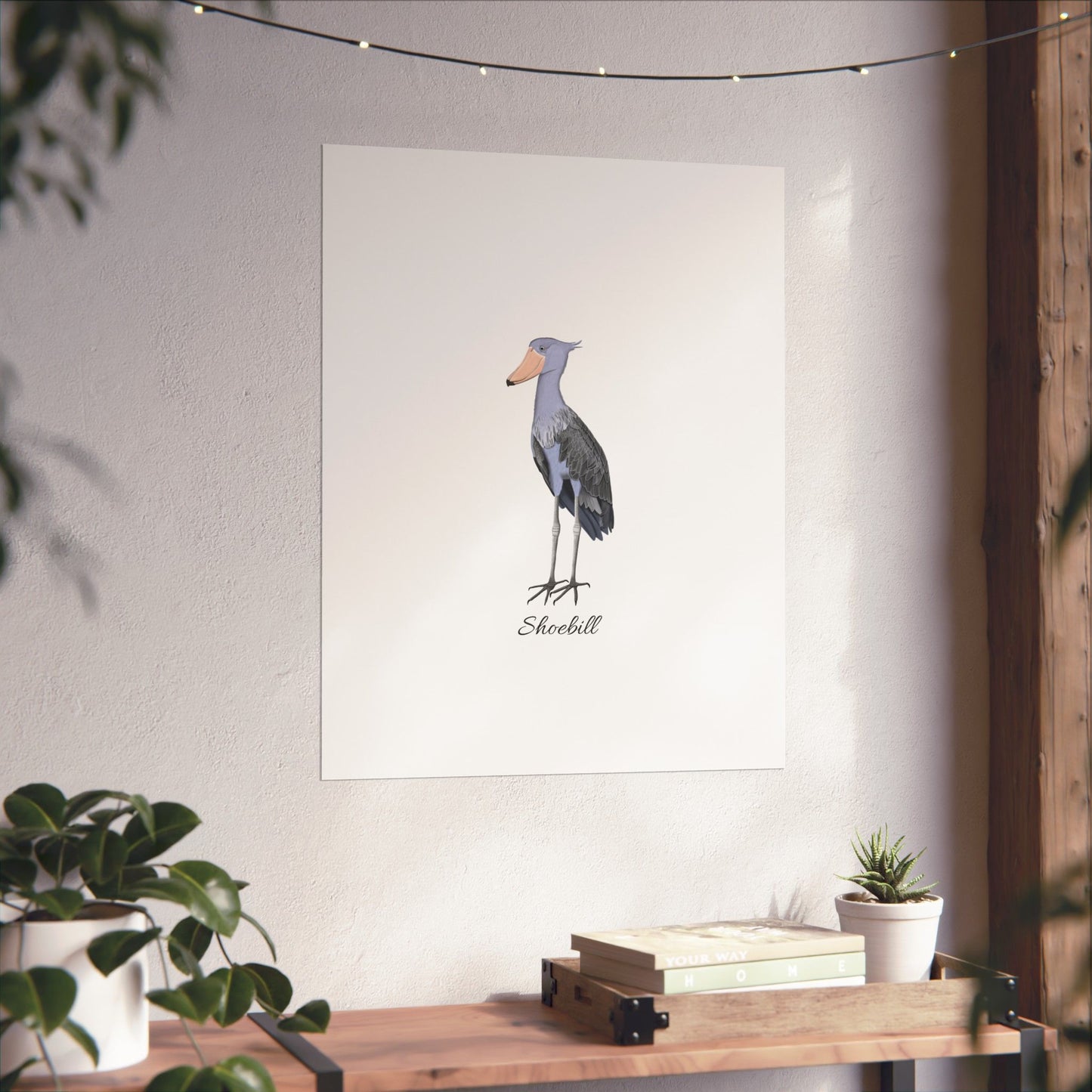 Shoebill Bird Birding Matte Poster