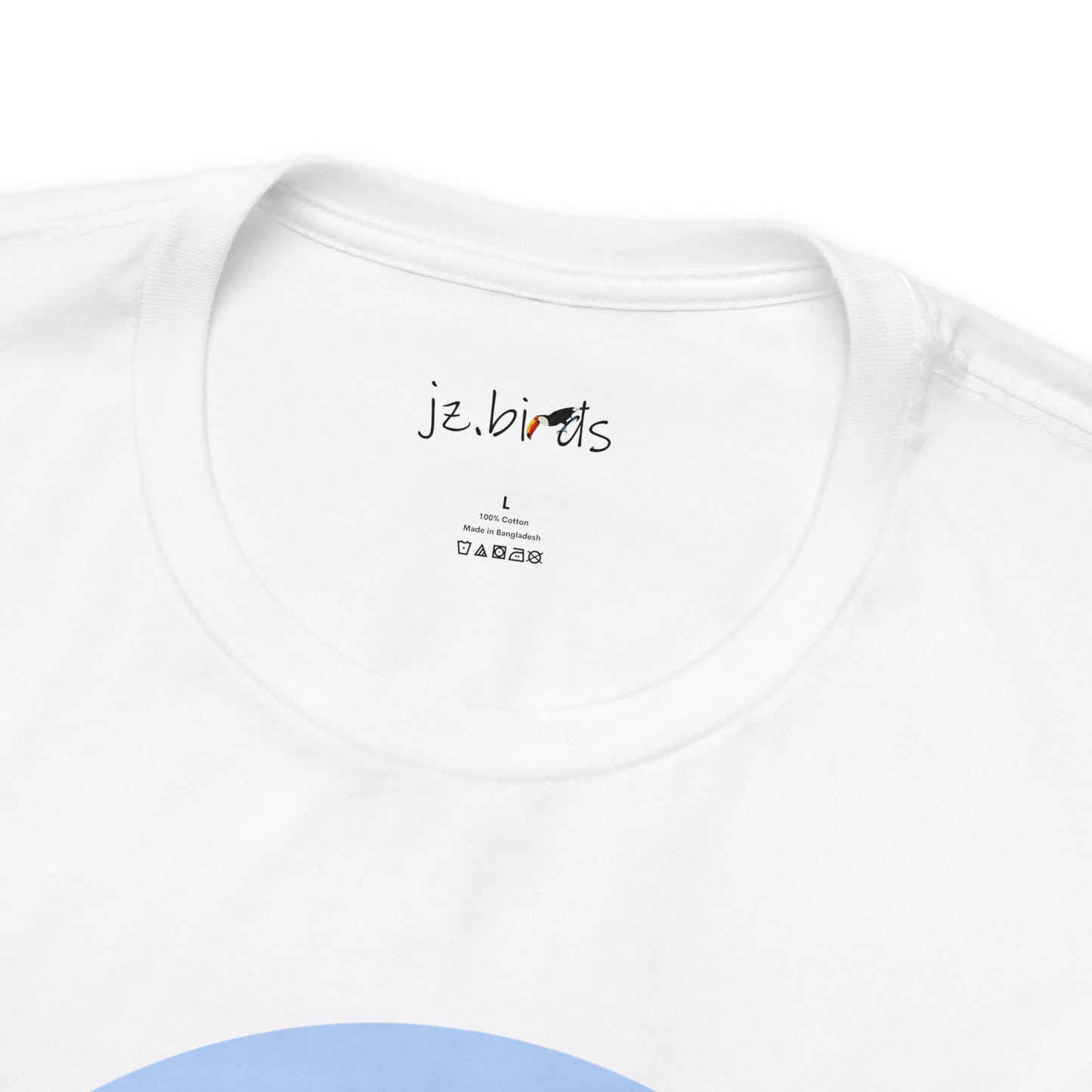 Chickadee and Summer Flowers Bird Tee