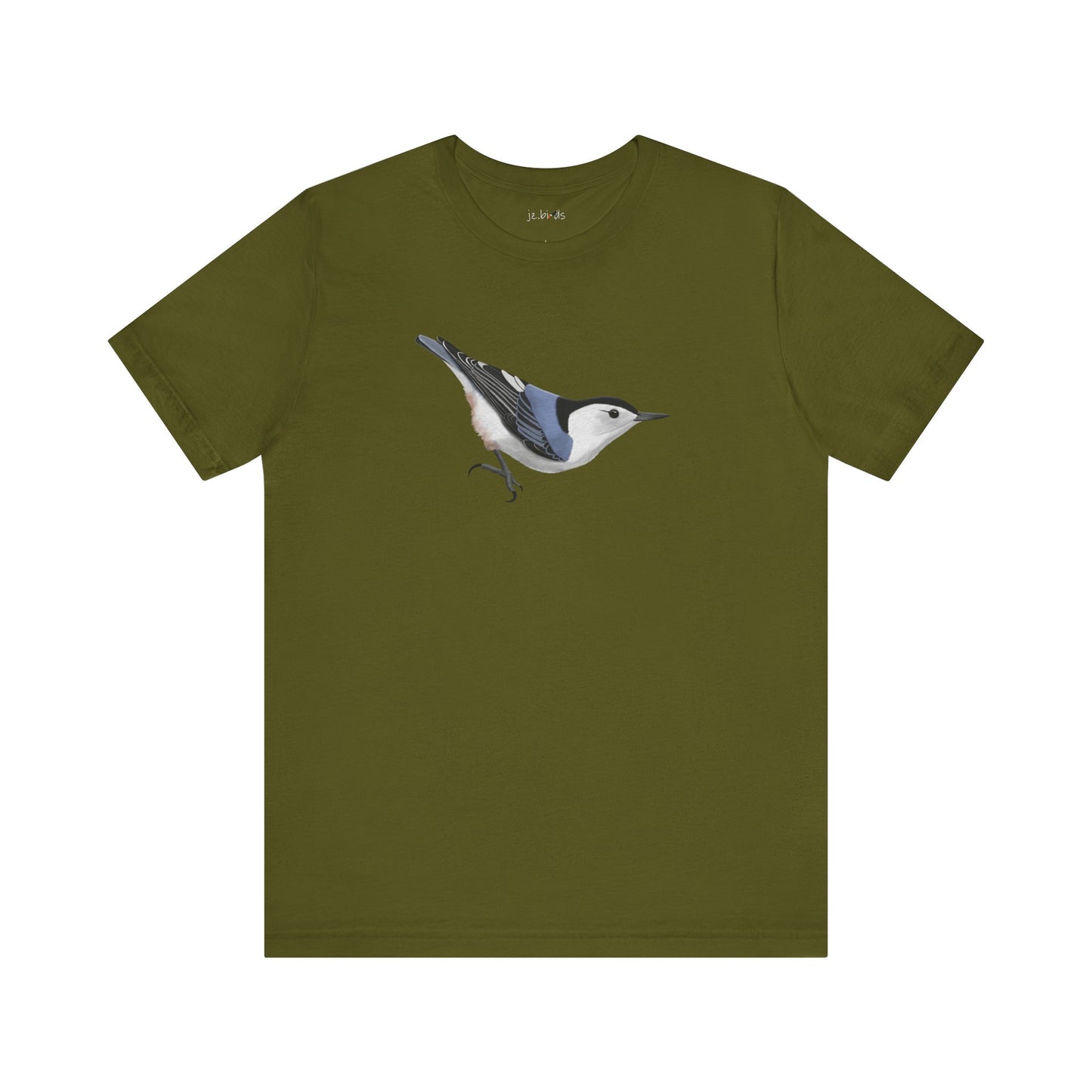 White Breasted Nuthatch Birding & Birdwatching Bird T-Shirt