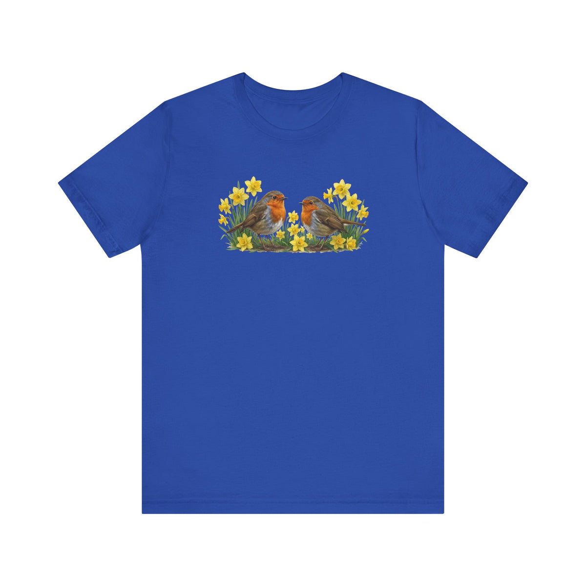 Rotkehlchen Vogel T-Shirt – bird graphic tee, watching gear