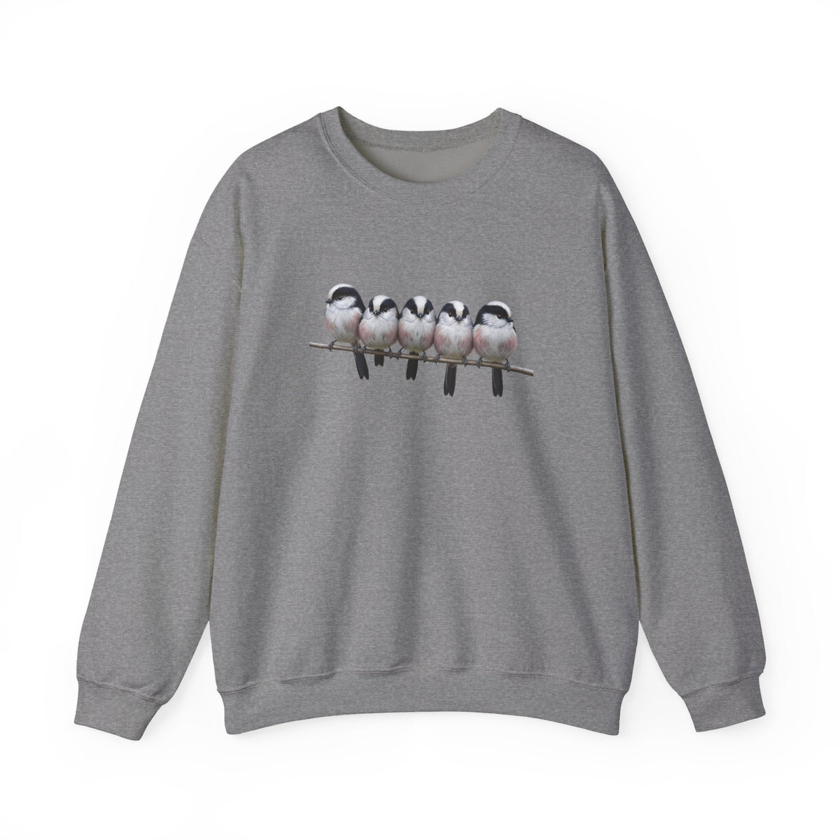 Long Tailed Titmouse Sweatshirt | Bird Watcher Crewneck Unisex Songbird Gift for Lovers – Animal Lover
