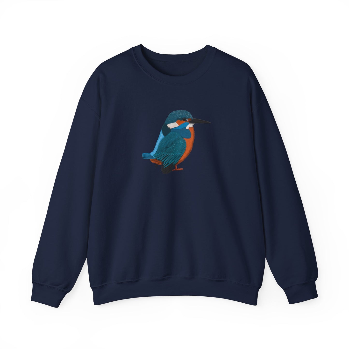 Kingfisher Bird Watcher Biologist Crewneck Sweatshirt