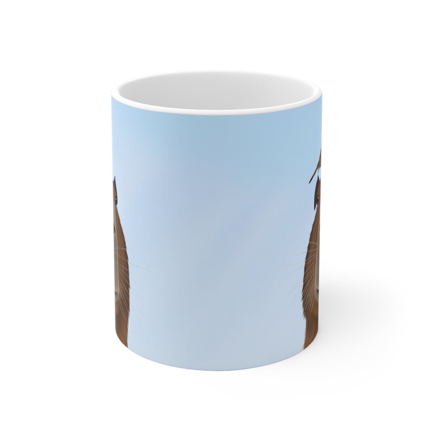 Rotkehlchen Tasse – 11 oz, 11oz