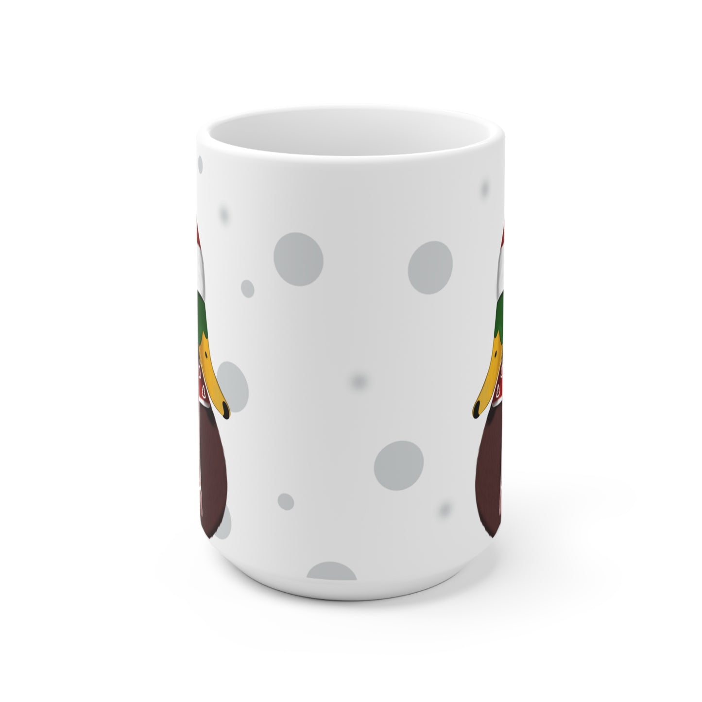 Ente als Weihnachtsmann Vogel Tasse