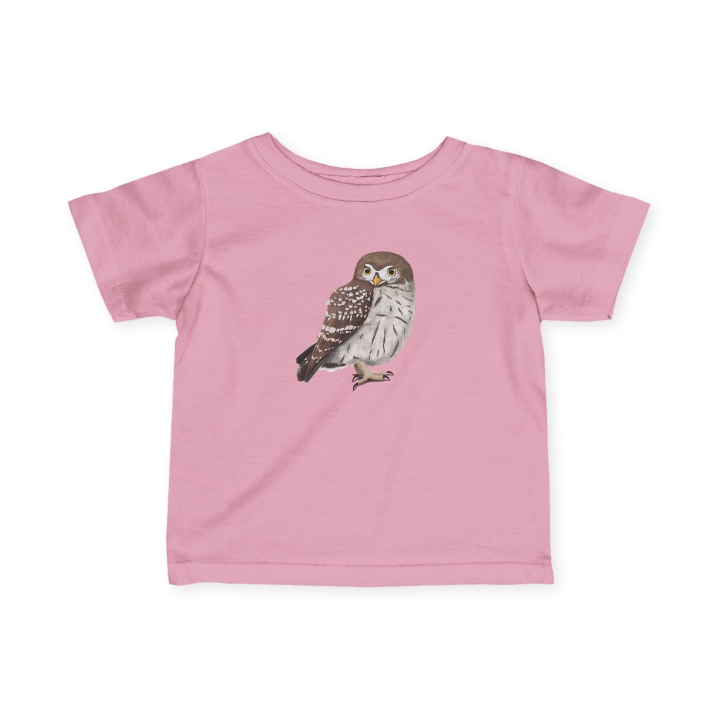 Süßes Eulen Vogel Tiermotiv T-Shirt für Babys und Kleinkinder