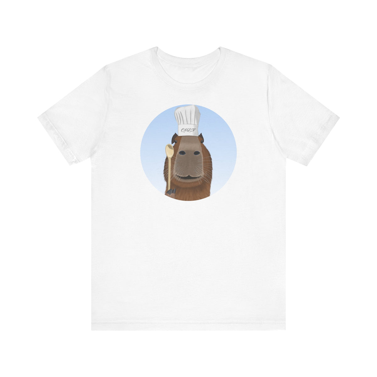 Capybara mit Kochmütze und Kochlöffel Chefkoch T-Shirt