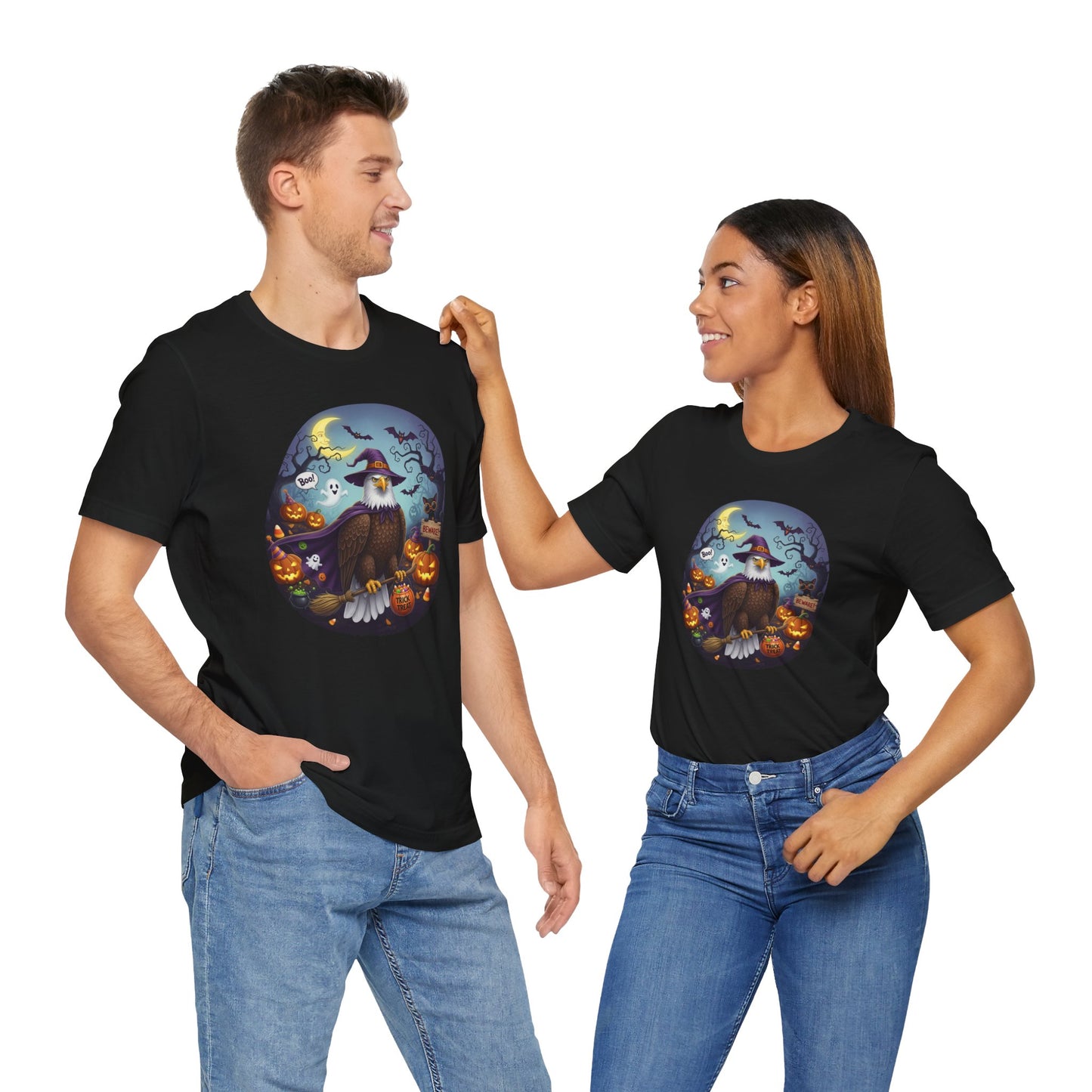 Bald Eagle Halloween Bird T-Shirt - Spooky Halloween Costume for Bird Lovers