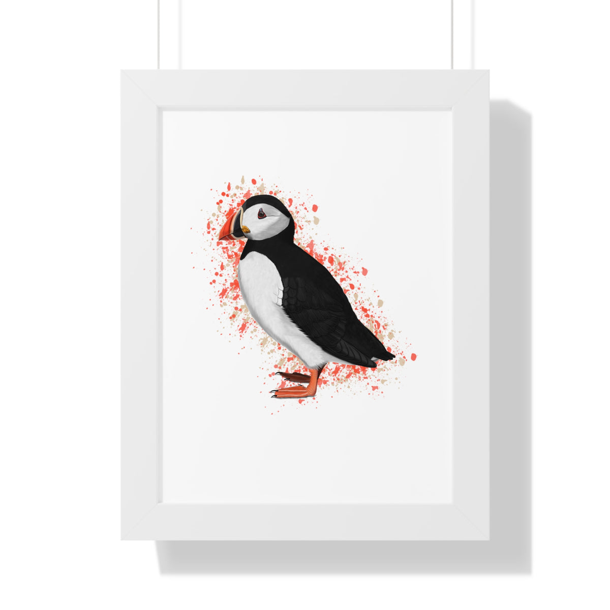 Puffin Bird Framed Poster