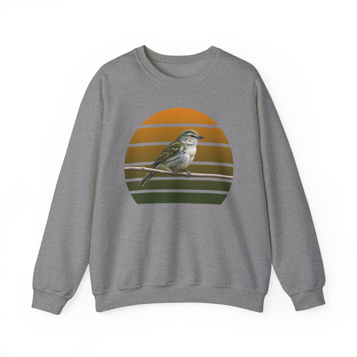 Red-Eyed Vireo Sweatshirt | Songbird Crewneck | Unique Birder Gift | Unisex Wildlife Pullover