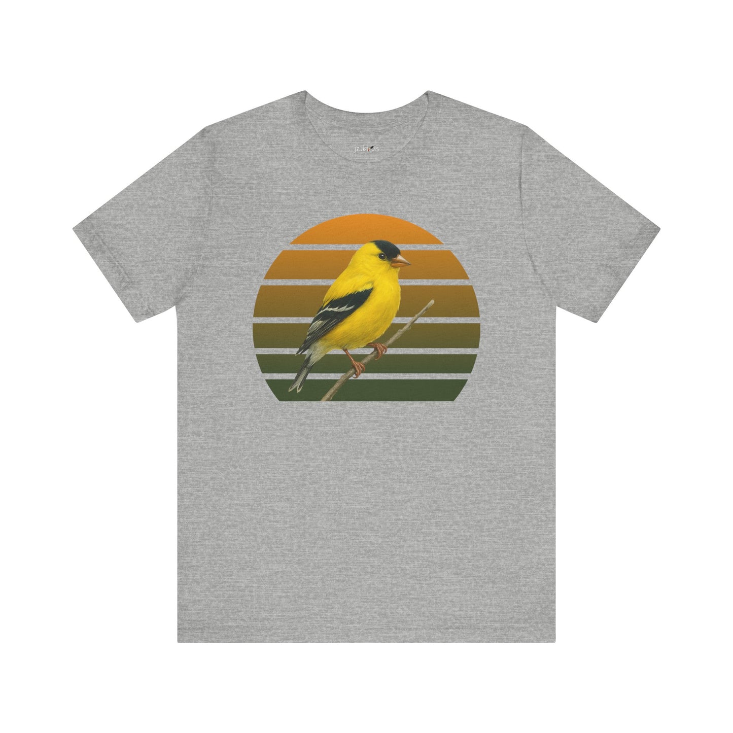 American Goldfinch T-Shirt | Unisex Retail Fit Bird Lover Tee | Wildlife Birder Gift